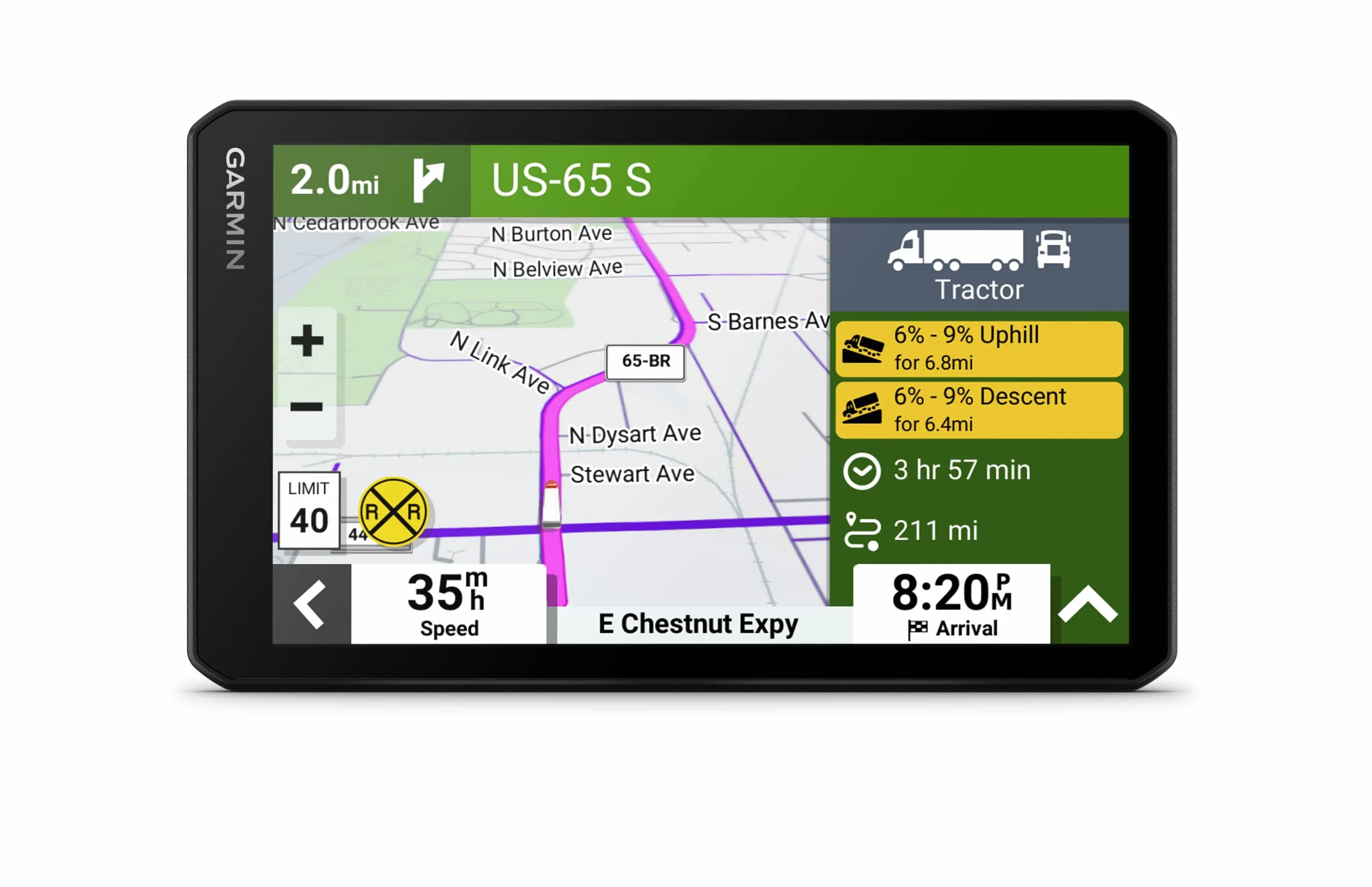 Garmin dezlCam LGV710 MT-D Nawigacja do Samochodów Ciężarowych z Wbudowaną Kamerą Dotykowy Ekran 6.95" (17,7cm)