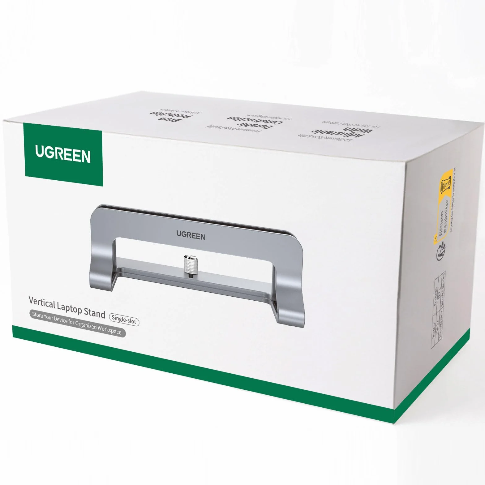 UGREEN Aluminiowa Regulowana Pionowa Podstawka na Laptopa MacBook Pro Air MateBook Chromebook