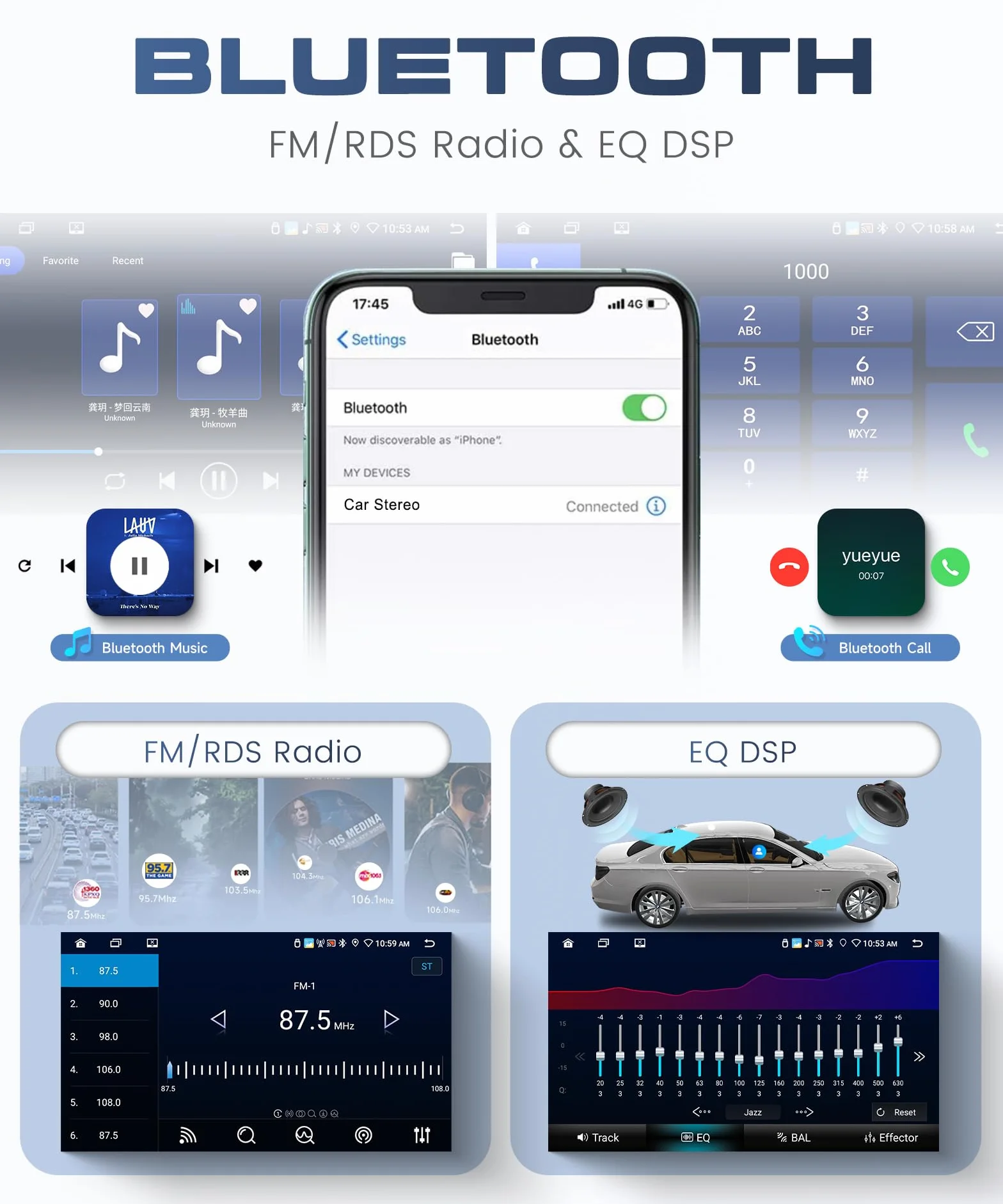 8 Core 6G + 128G radio samochodowe z systemem Android do IVECO Daily/KLen RV 2013-2021 Carplay Wireless 9" radio samochodowe Fiesta z systemem Android Auto panoramiczny widok 360°, nawigacja GPS