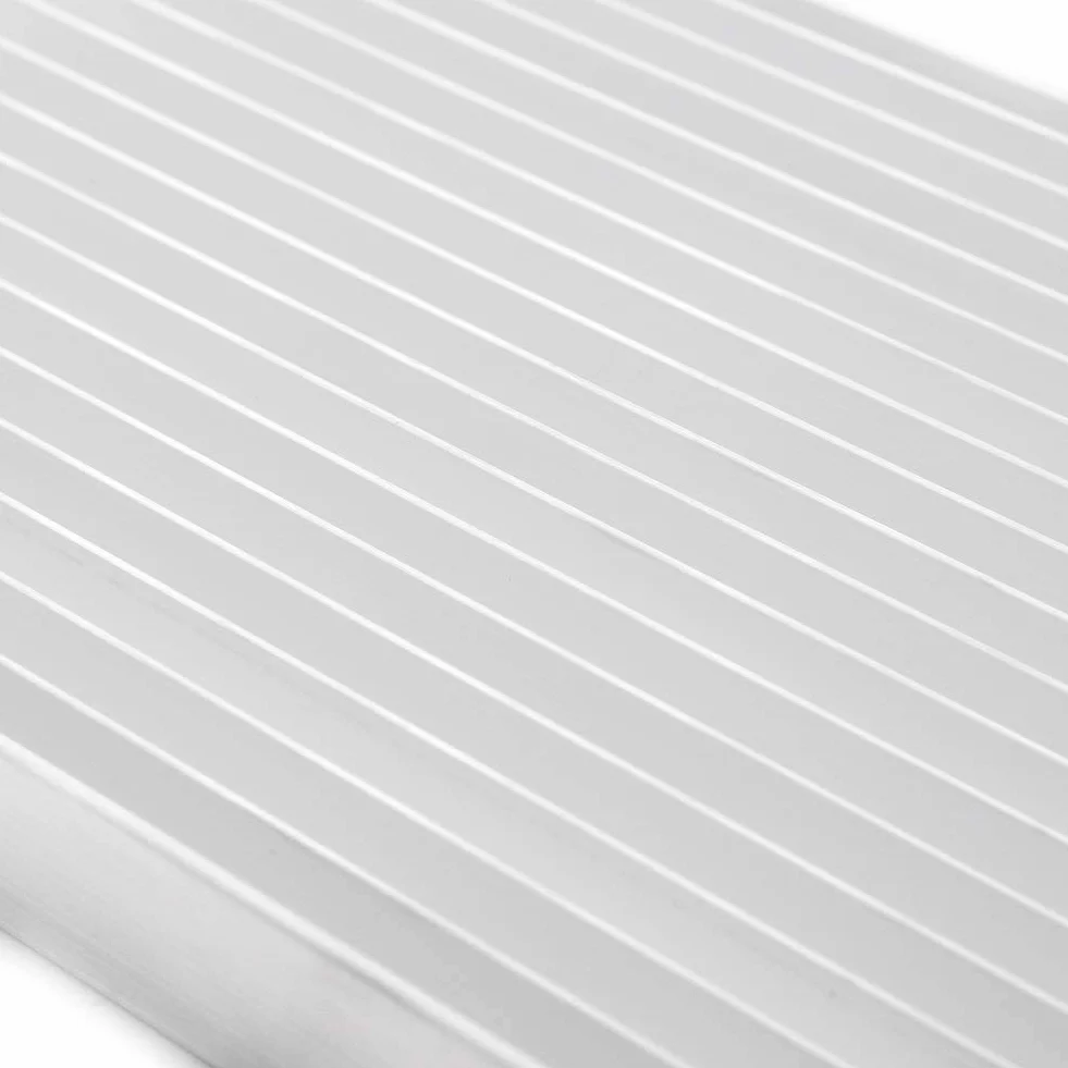 Aluminiowy radiator do lamp LED na 8 sztuk diod 3W lub 20 sztuk diod 1W, 300x140x20mm