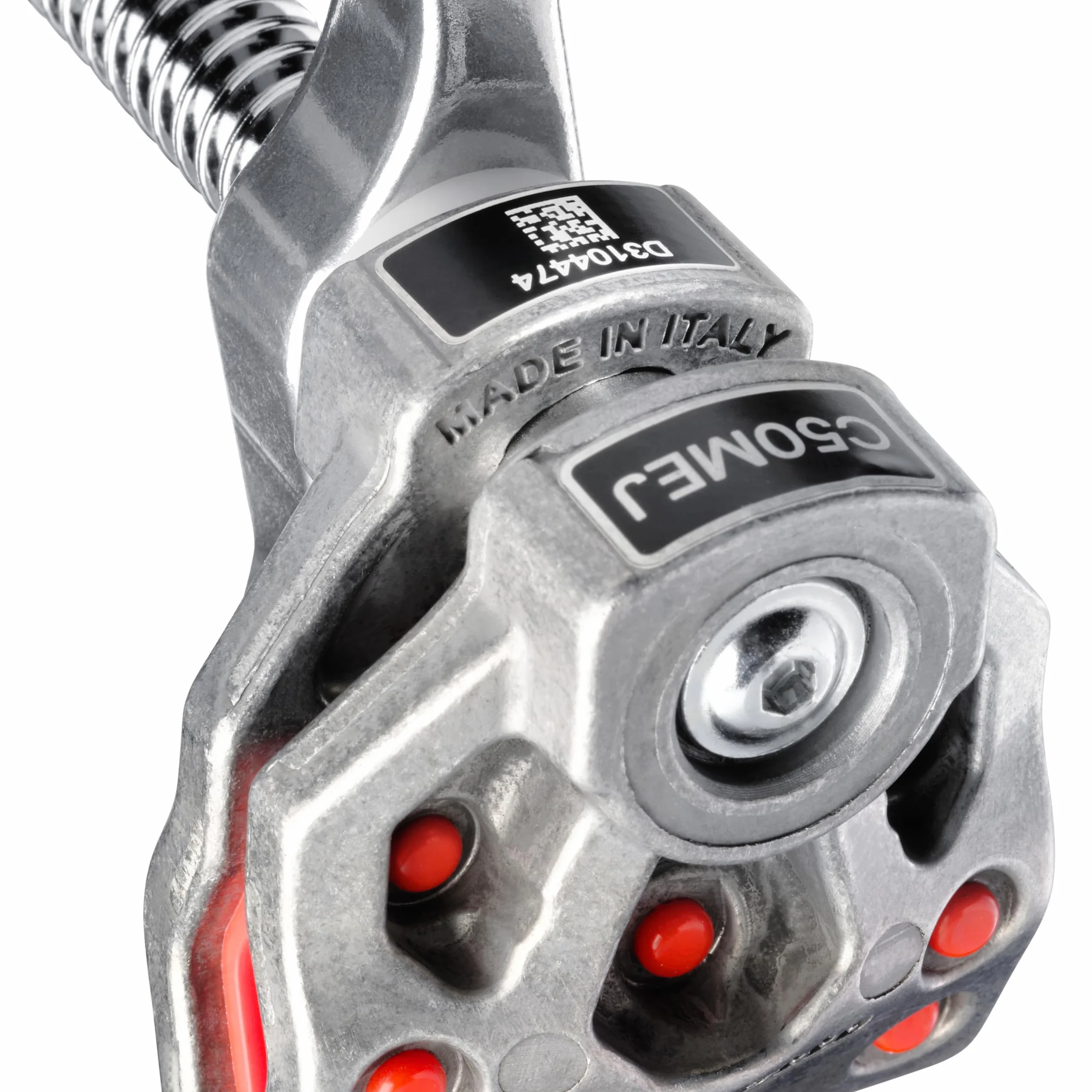 Manfrotto Zacisk szczękowy z mikro końcem 5 cm, pojemność otwarcia 2 cala/5 cm, maks. obciążenie 55 funtów/25 kg, wałek radełkowany, gwint wewnętrzny 1/10.2 cm, adapter męski 1/10.2 cm do 1/10.2 cm.
