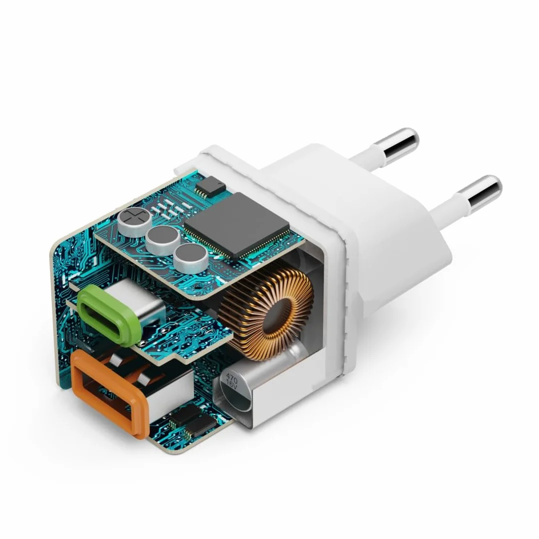 Hama Ładowarka sieciowa do telefonu 30 W (USB C, USB A, adapter do ładowania, Power Delivery, Ouick Charge, do ładowania) biała