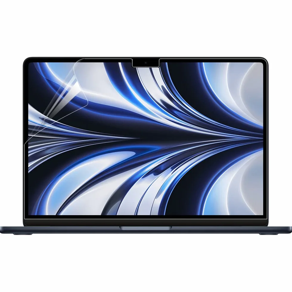 Przezroczysta osłona na ekran HD 2-pak do MacBooka Air 13.6" 2022 2023 M2 A2681 Odporna na odciski palców i zarysowania