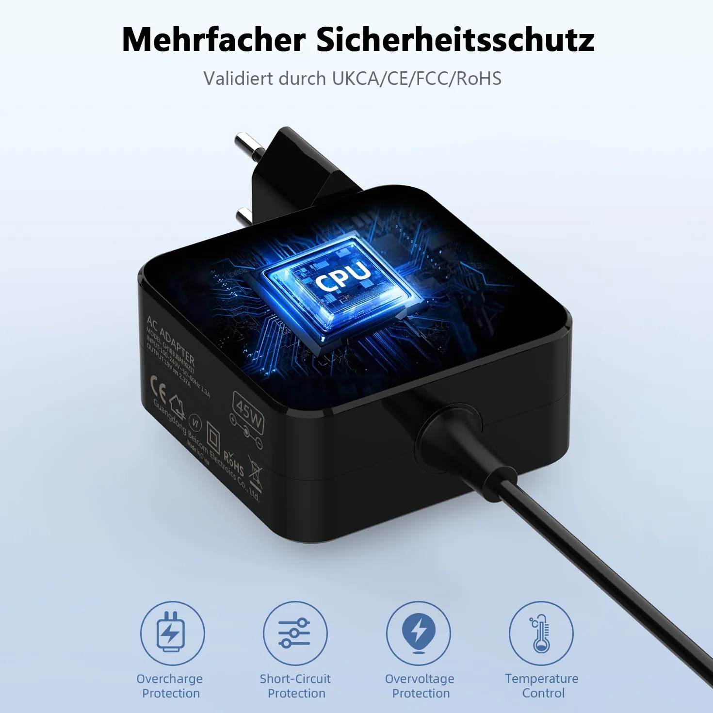 Ładowarka sieciowa 45W do Acer Swift 1 3 5 SF113-31 SF114-31 SF114-32 SF314-51 SF314-52 SF514-51 SF514-52T Spin 5 SP51 Chromebook113 14 15 R1 1-CB3 CB5 C730 przenośny adapter【3,0 x 1,1 mm】