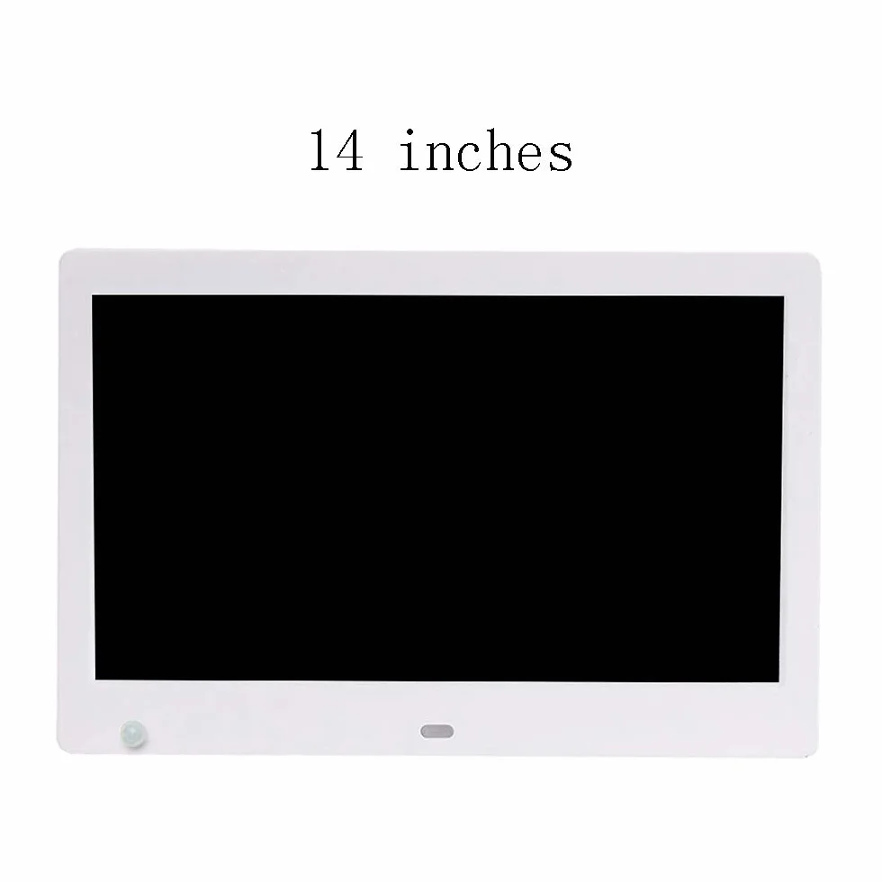 Cyfrowe ramki do zdjęć 14 cali HD, czujnik ruchu, elektroniczny album fotograficzny, urządzenie reklamowe, wyświetlacz reklamowy, wyświetlacz LCD, elektroniczny album fotograficzny, ekran HD, czarny