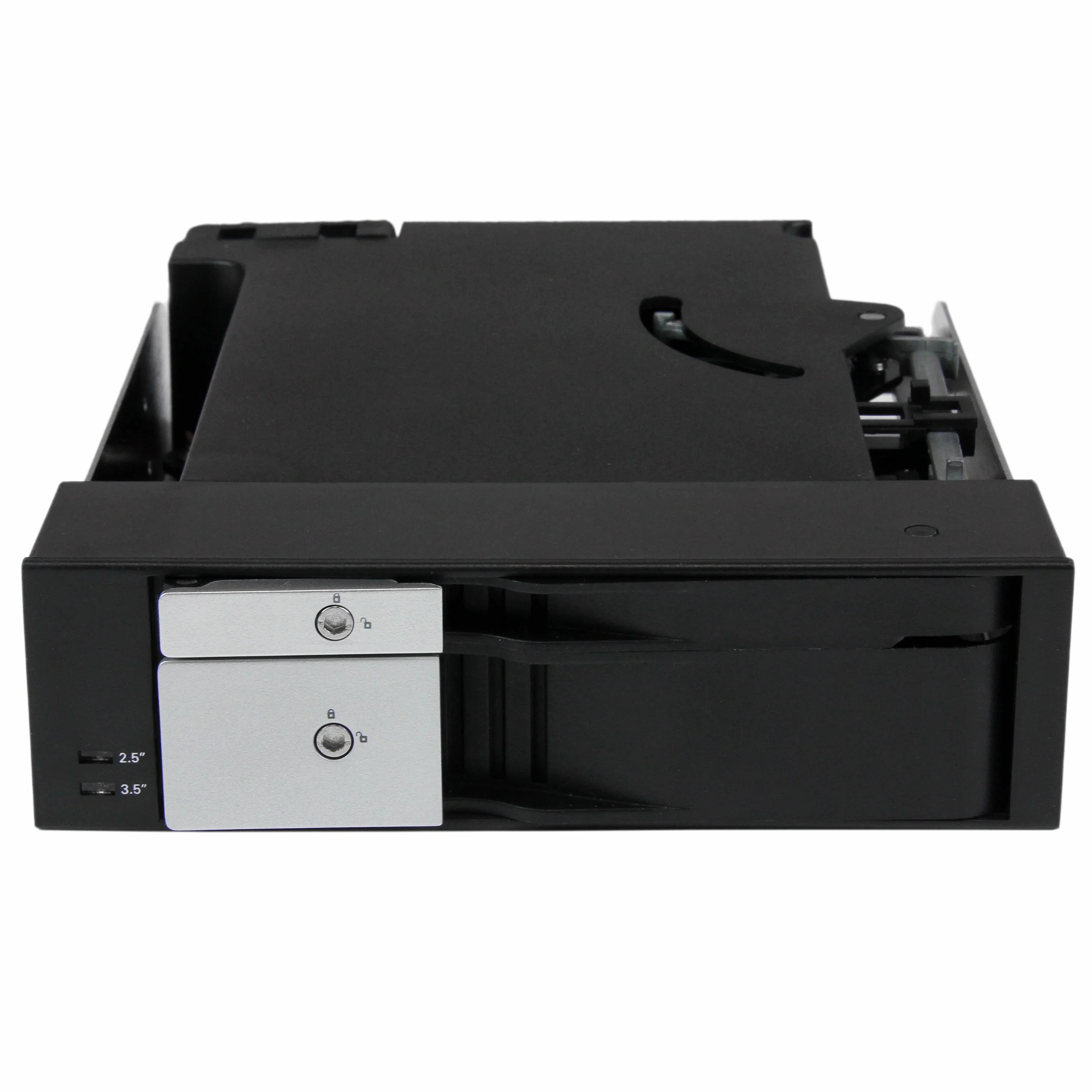 StarTech.com Dual Bay 5,25" ramka wymienna do 2,5" / 3,5" SATA/SAS HDD lub SSD z wentylatorem - Hot Swap Mobile Rack Backplane