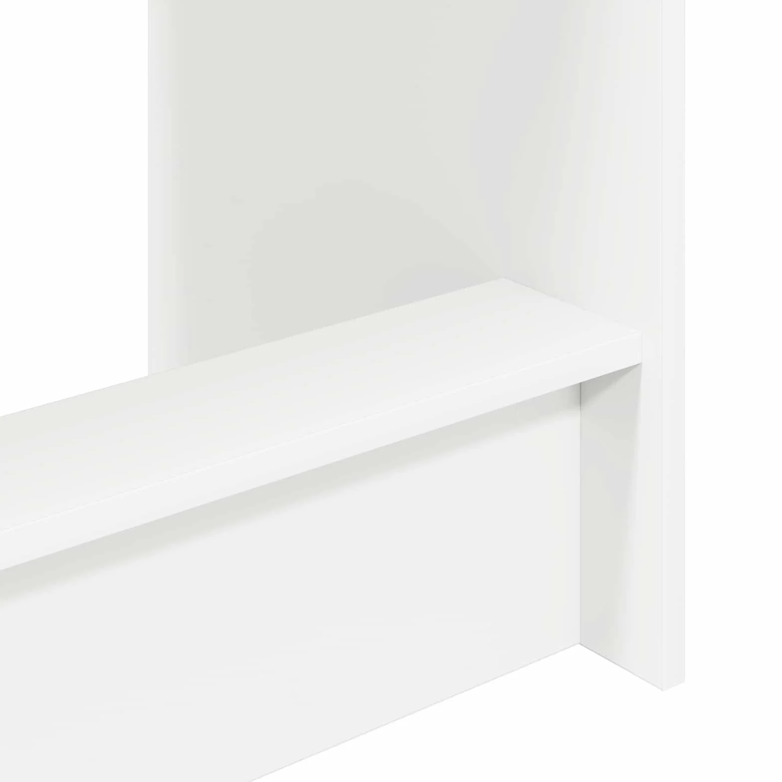 Białe biurko na łóżko z materiału drewnopochodnego 100 x 45 x 75 cm, stolik pod komputer i stół roboczy do komputera i laptopa, zajmuje mało miejsca do domowego biura, wewnątrz i sypialni