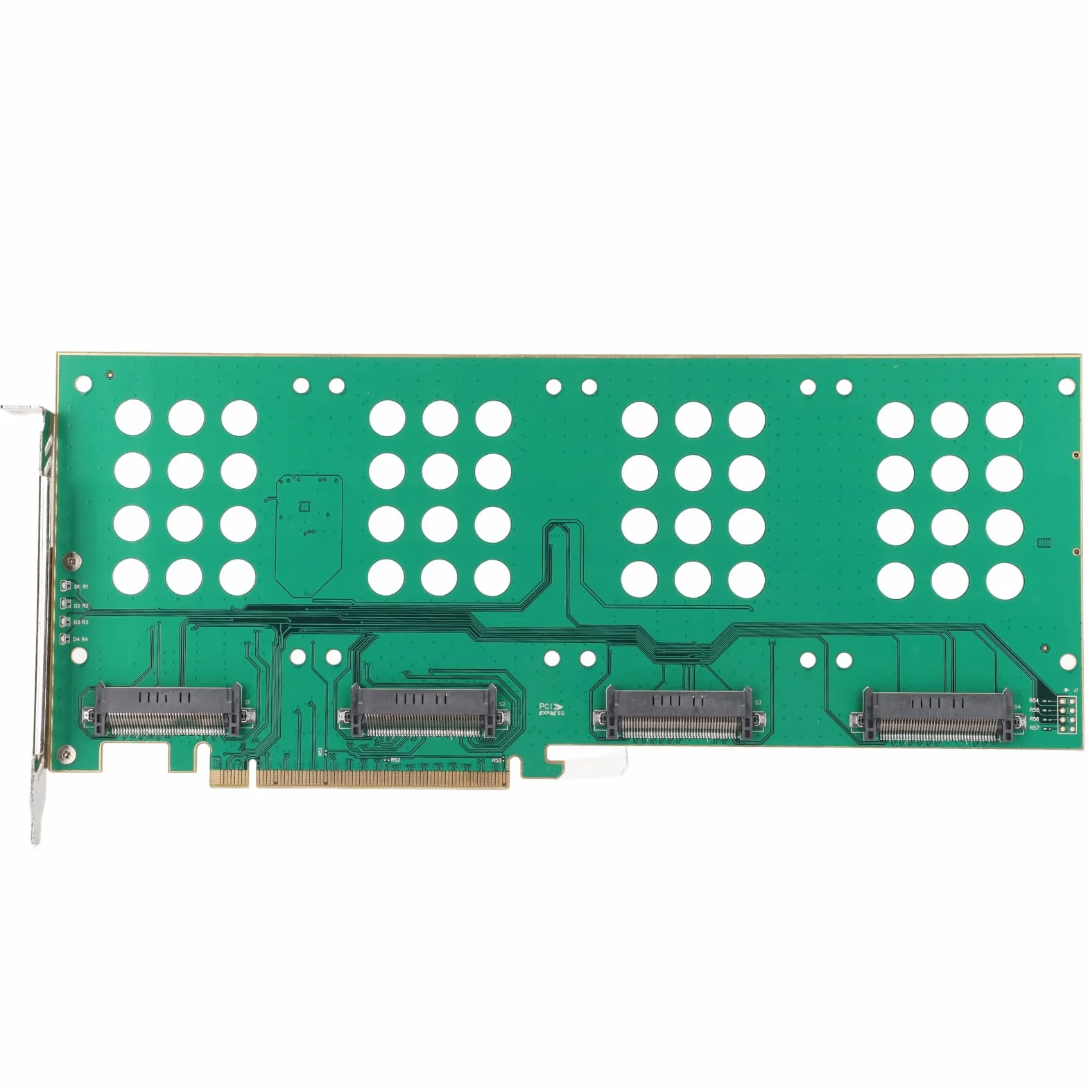 Karta rozszerzenia dysku twardego PCIE 3.0 X16 M.2 U.2 SSD Karta NVMe na kartę PCIe zapewniająca szybszą wydajność systemu w komputerach stacjonarnych