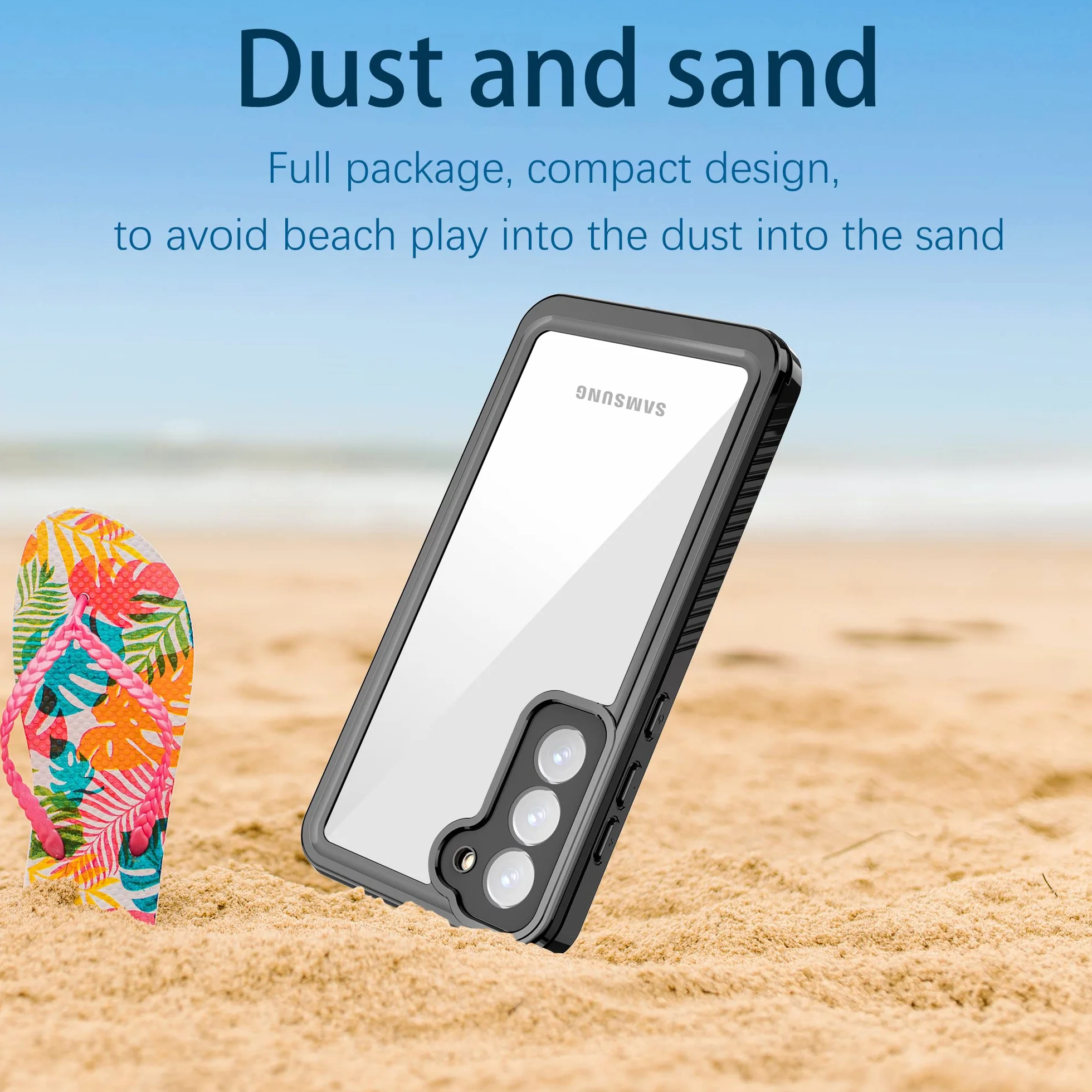 LOVE MEI Odporne na wstrząsy i wodoodporne etui do Samsung Galaxy S23 Integral 360° swimcase
