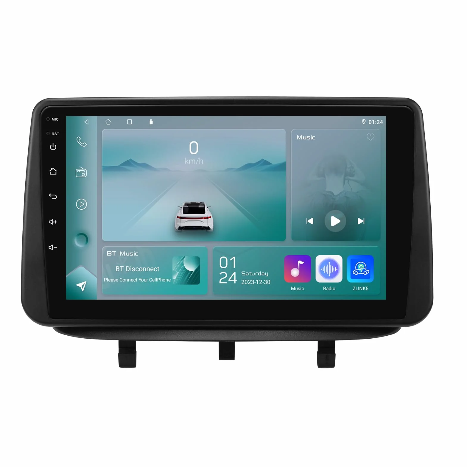 Ossuret Radio samochodowe dla Opel Meriva B (2009-2014), 9-calowy ekran dotykowy Android 13 2+32 GB Nawigacja GPS z Carplay Android Auto WiFi Bluetooth Sterowanie z kierownicy USB