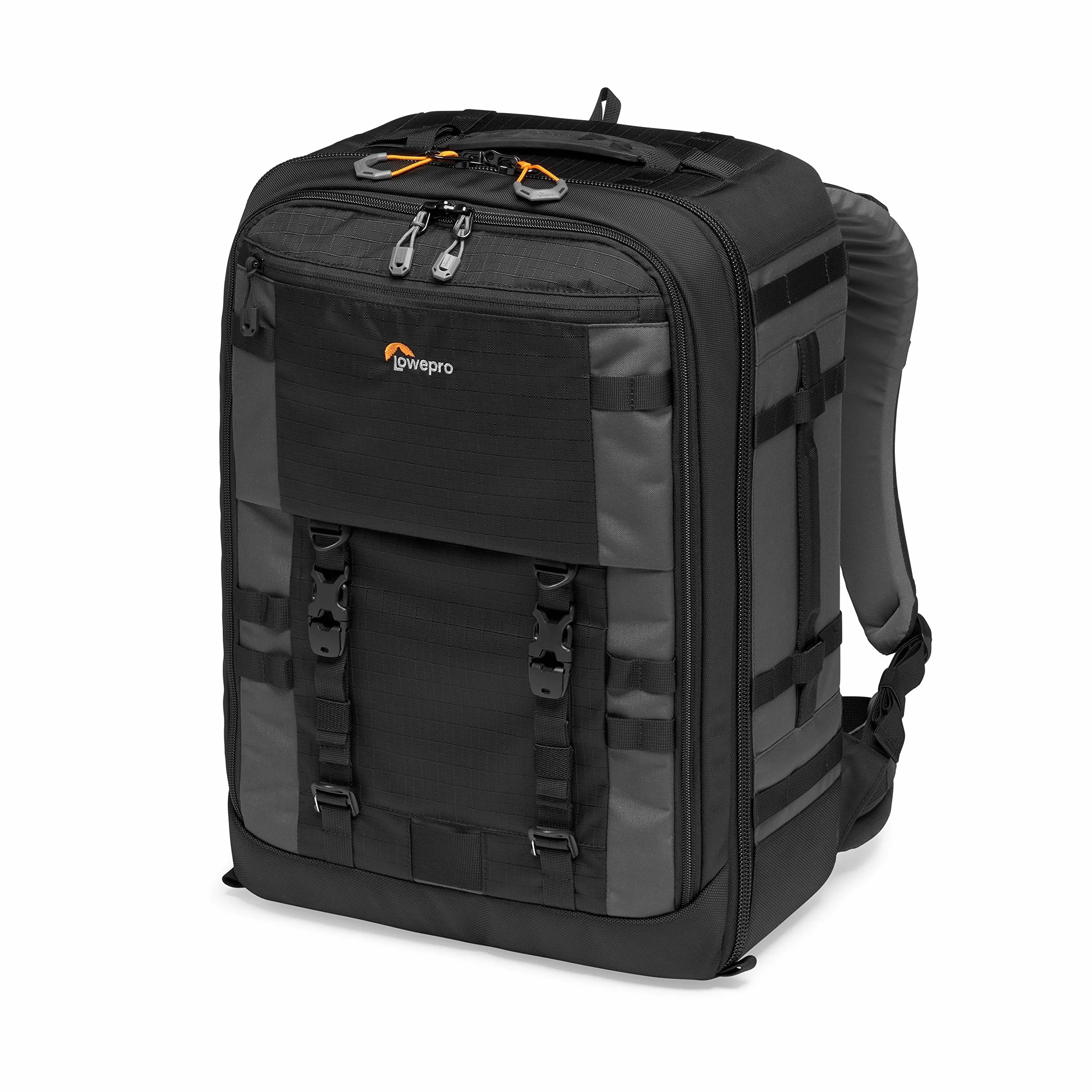 Lowepro Pro Trekker BP 450 AW II, torba na aparat zewnętrzny, plecak na aparat z tkaniny z recyklingu, pasuje do laptopa lub tabletu 15-calowego, przegrody MaxFit, odporna na warunki atmosferyczne,