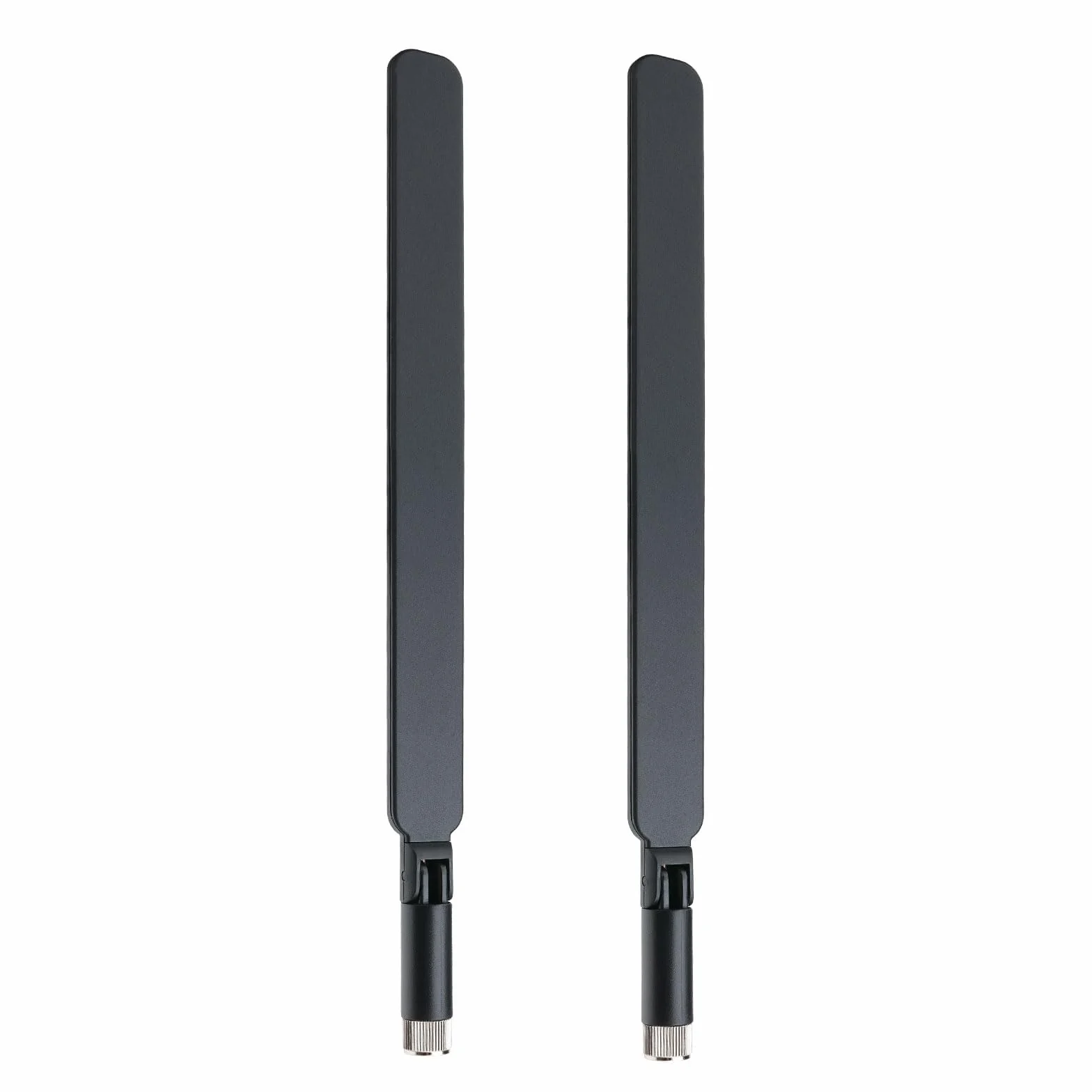 Superbat Dwuzakresowa antena Wi-Fi 2,4/5,8 GHz 8dBi MIMO | wtyczka RP-SMA | kompatybilna z routerem, mini PCI-Express PCIE karta sieciowa USB WiFi adapter monitoring kamer IP, dron FPV | 2-STK, czarna