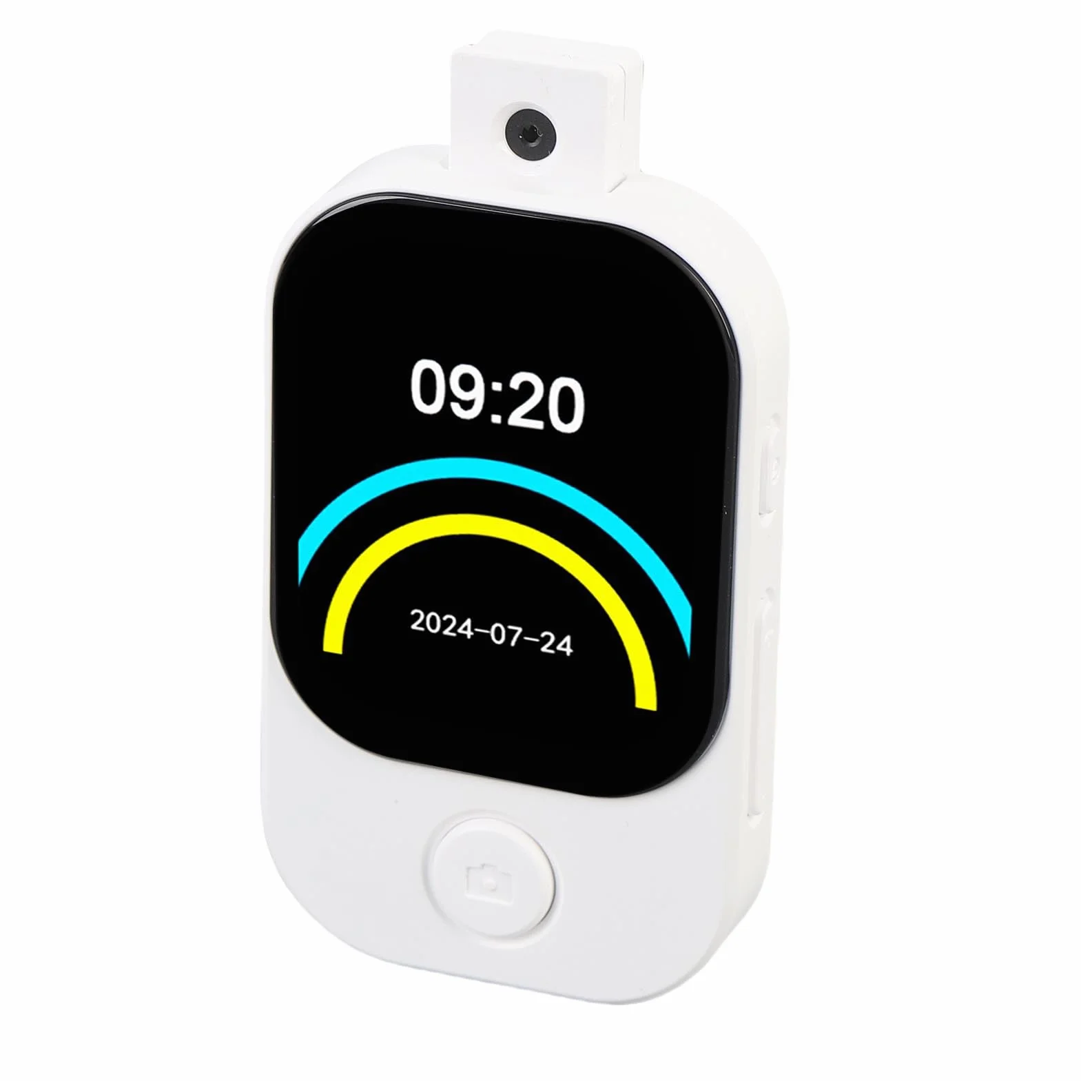 Asixxsix Odtwarzacz Mp3 z Bluetooth 5.4, 2 -calowy Odtwarzacz Muzyki z Ekranem Dotykowym z Głośnikiem HiFi, Budziki Radiowe FM, Stopwatch & Electronic Book, Przenośny Odtwarzacz Mp3 (64G Mała karta