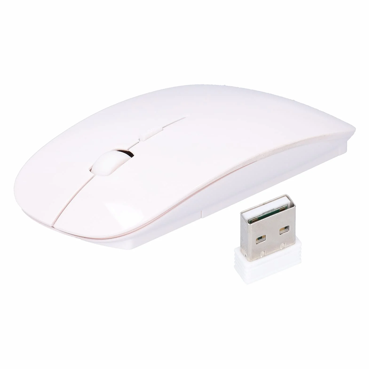 Przenośna mysz bezprzewodowa ADITAM, smukła mysz Bluetooth, technologia pozycjonowania optycznego, mysz ergonomiczna, do notebooków, komputerów stacjonarnych, gier, biura(czarny) Double the comfort