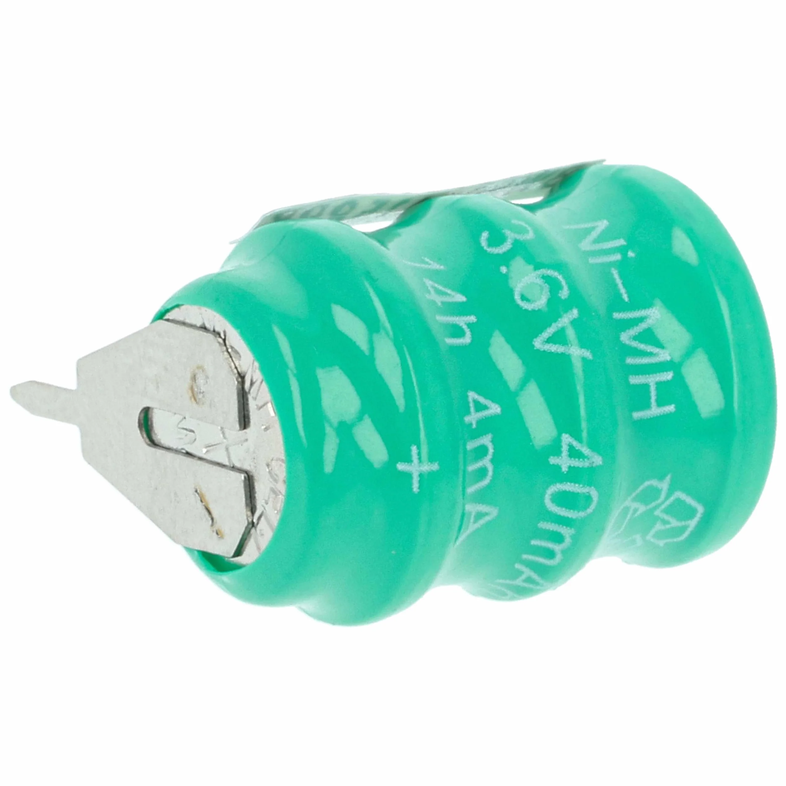 vhbw 100x NiMH Bateria wymienna do typu V40H 2 szpilki 40mAh 3,6V Nadaje się do modeli akumulatorów itp.