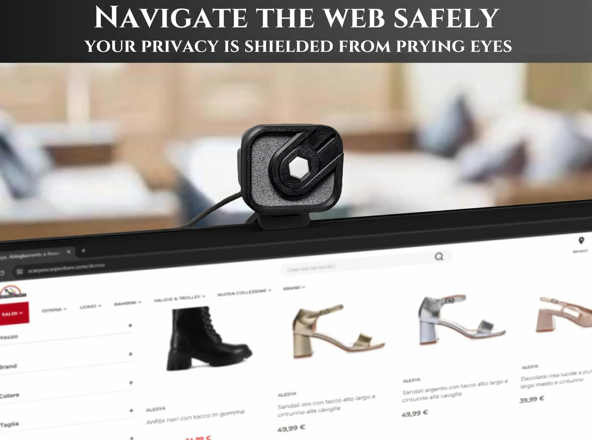Pokrywa Kamery Internetowej Kompatybilna z Logitech StreamCam - Suwak Osłony Prywatności, Specjalna Osłona Migawki dla Kamery StreamCam