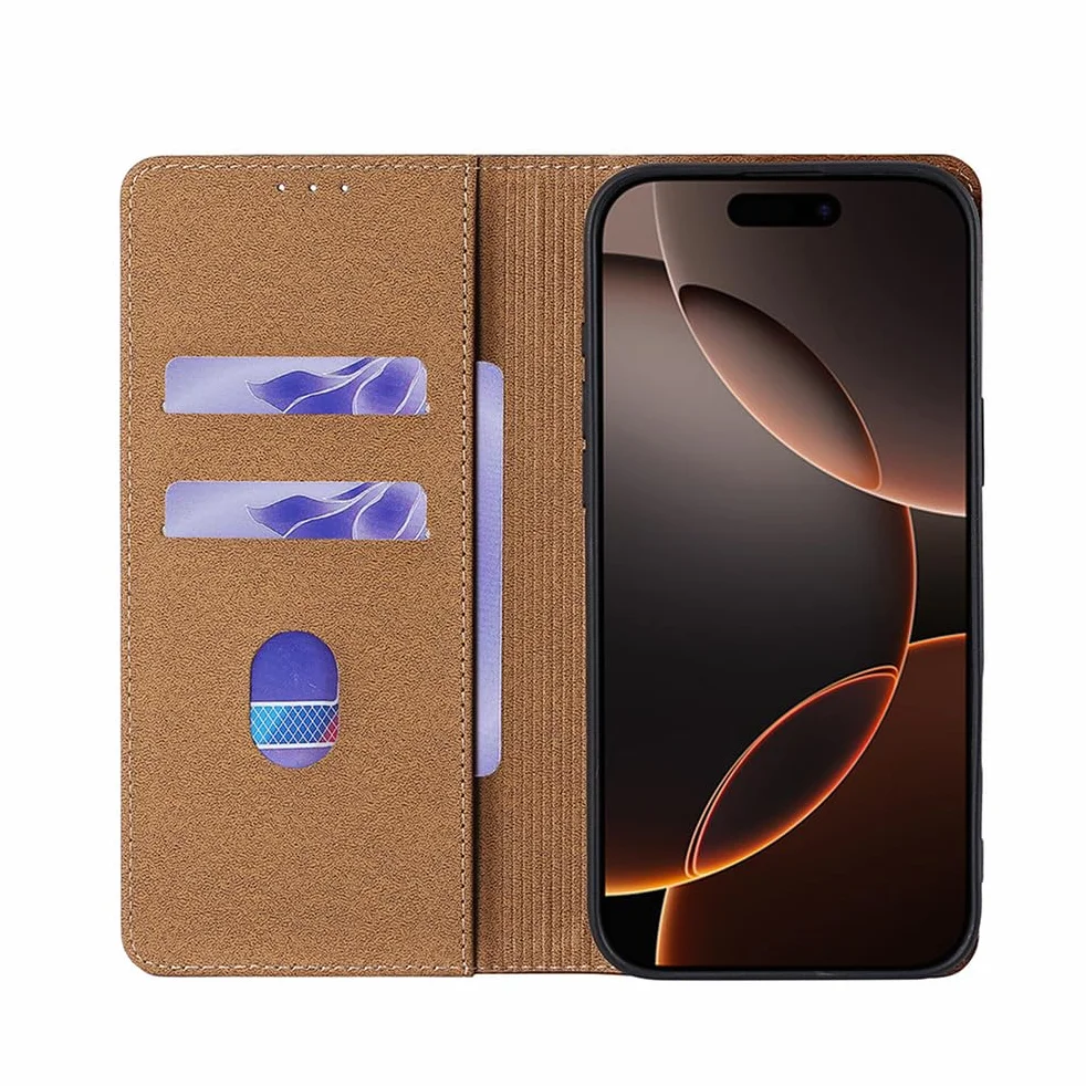 Etui z prawdziwej skóry do Google Pixel 10 Pro/10 PRO XL/10, magnetyczne etui z klapką w stylu vintage biznesowe etui na telefon komórkowy, szary, 10