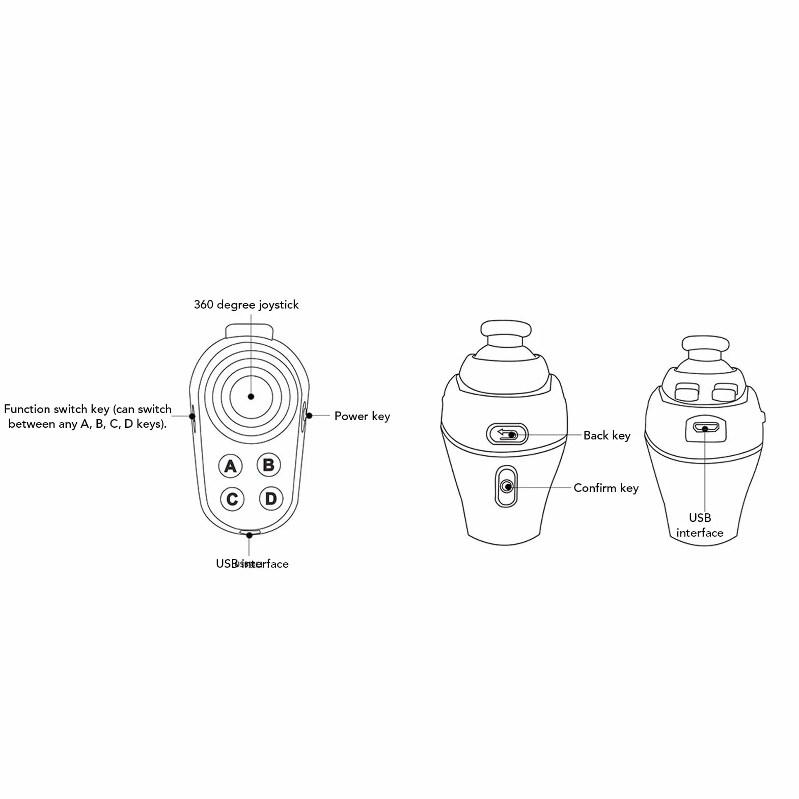 VR Remote Controller Bluetooth Gamepad bezprzewodowy kontroler VR do Tabletu Laptopa