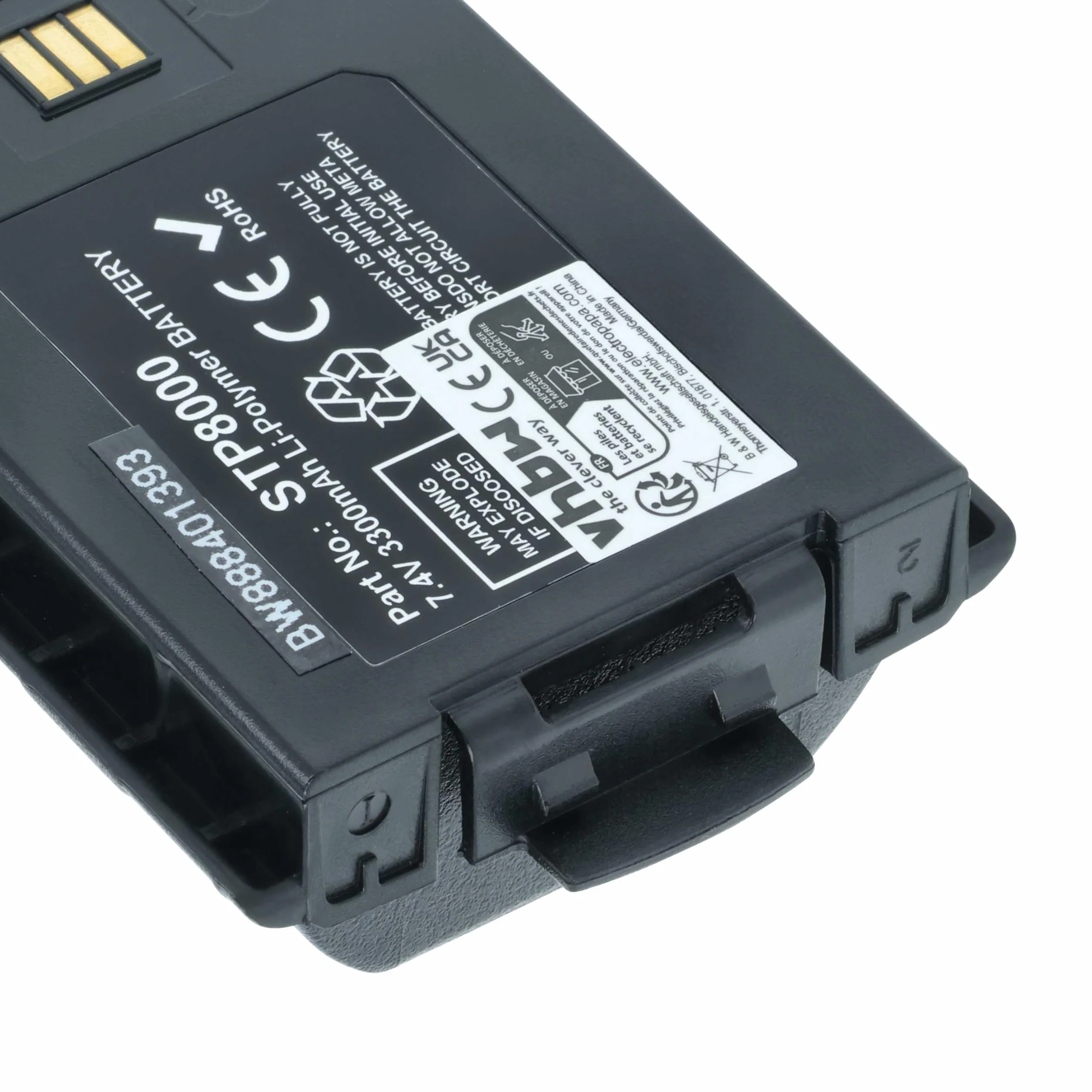 vhbw 5X bateria zastępuje Simoco-Sepura STP8000 do radia (3300 mAh, 7,4 V, Li-Ion)