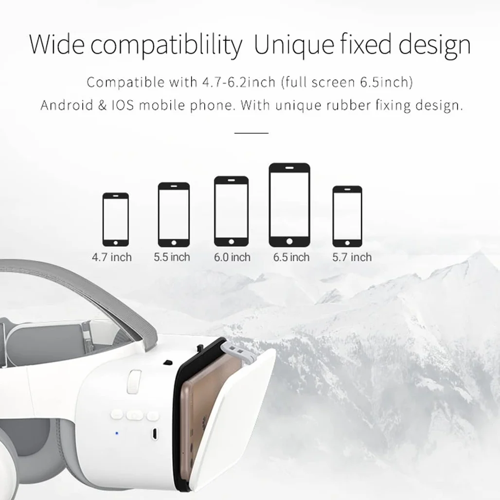Okulary 3D, Virtual Reality, zestaw słuchawkowy, ochrona oczu, okulary VR do filmów 3D i gier, kontroler Bluetooth do iPhone 13 Pro Max/13 Pro/13/12/11, do Samsung Galaxy S21, Huawei, X. iaomi-Seria nie