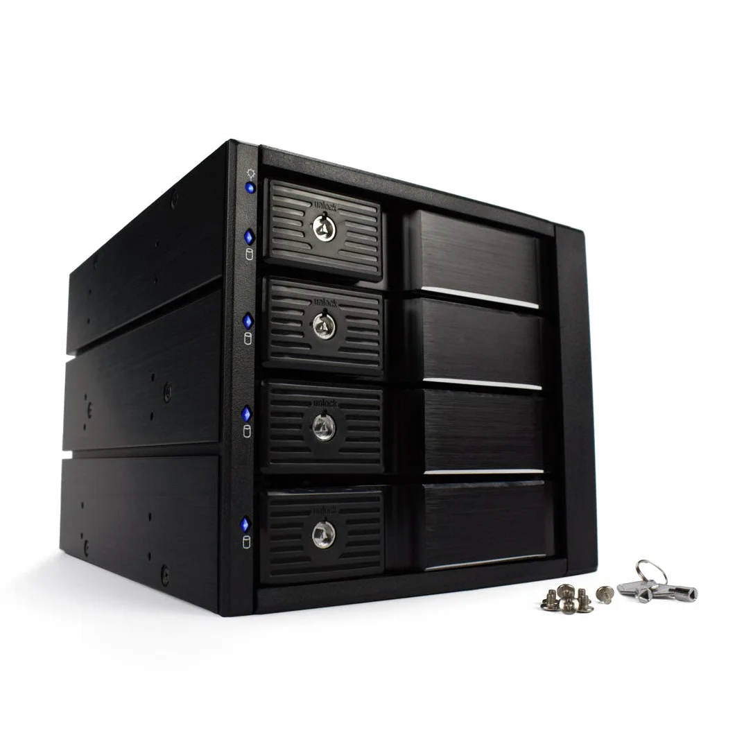 Fantech BP-SA3141 SAS + SATA Backplane do 4× 3,5" HDD, czarny
