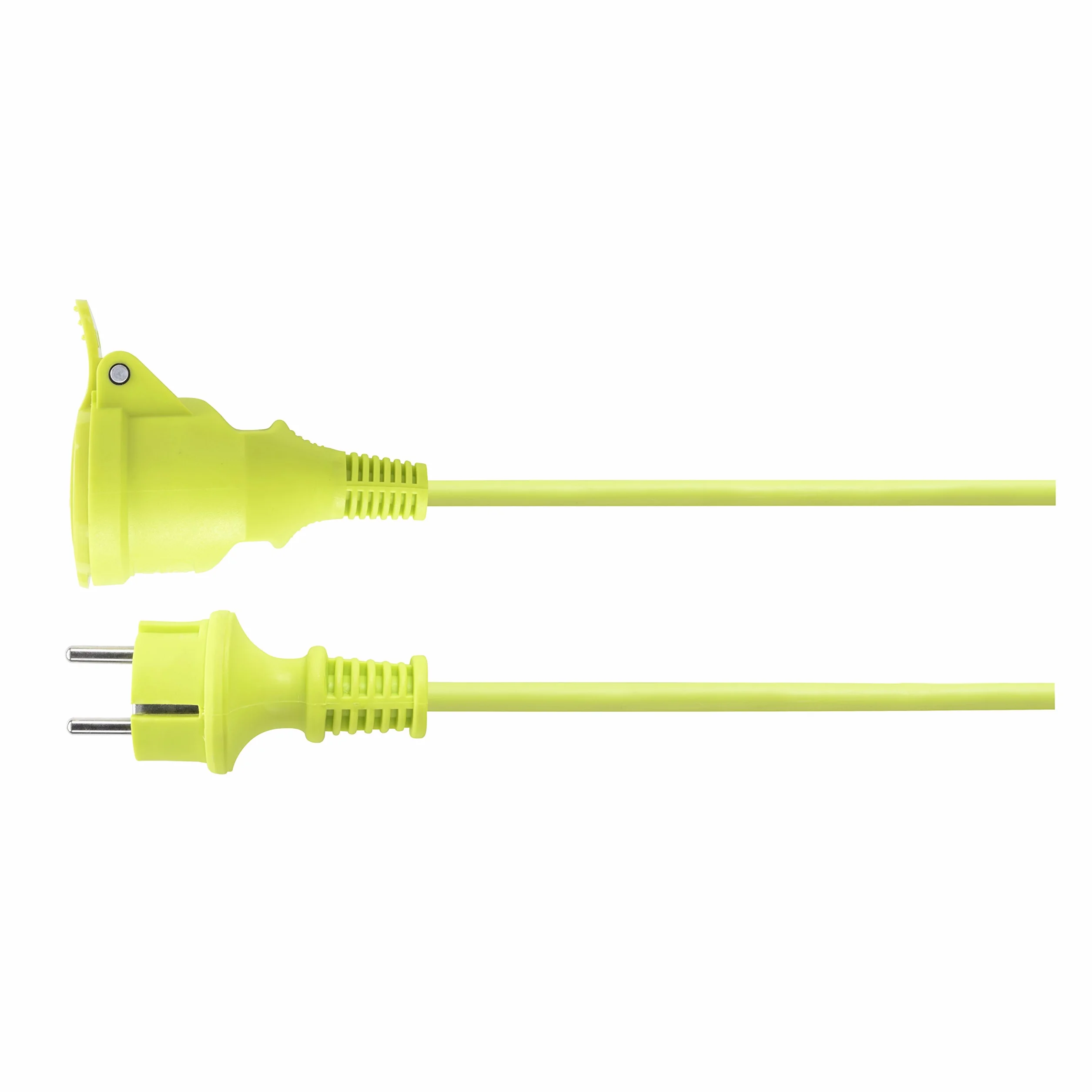 Masterplug Przedłużacz 40 m, IP44 kabel z ogrodem, przedłużenie placu budowy, 16 A do 3000 W, kabel zielony 3 G1,5 mm²
