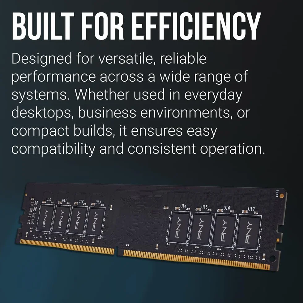 PNY PERFORMANCE DDR4 8GB 3200MHz RAM Desktop Memory