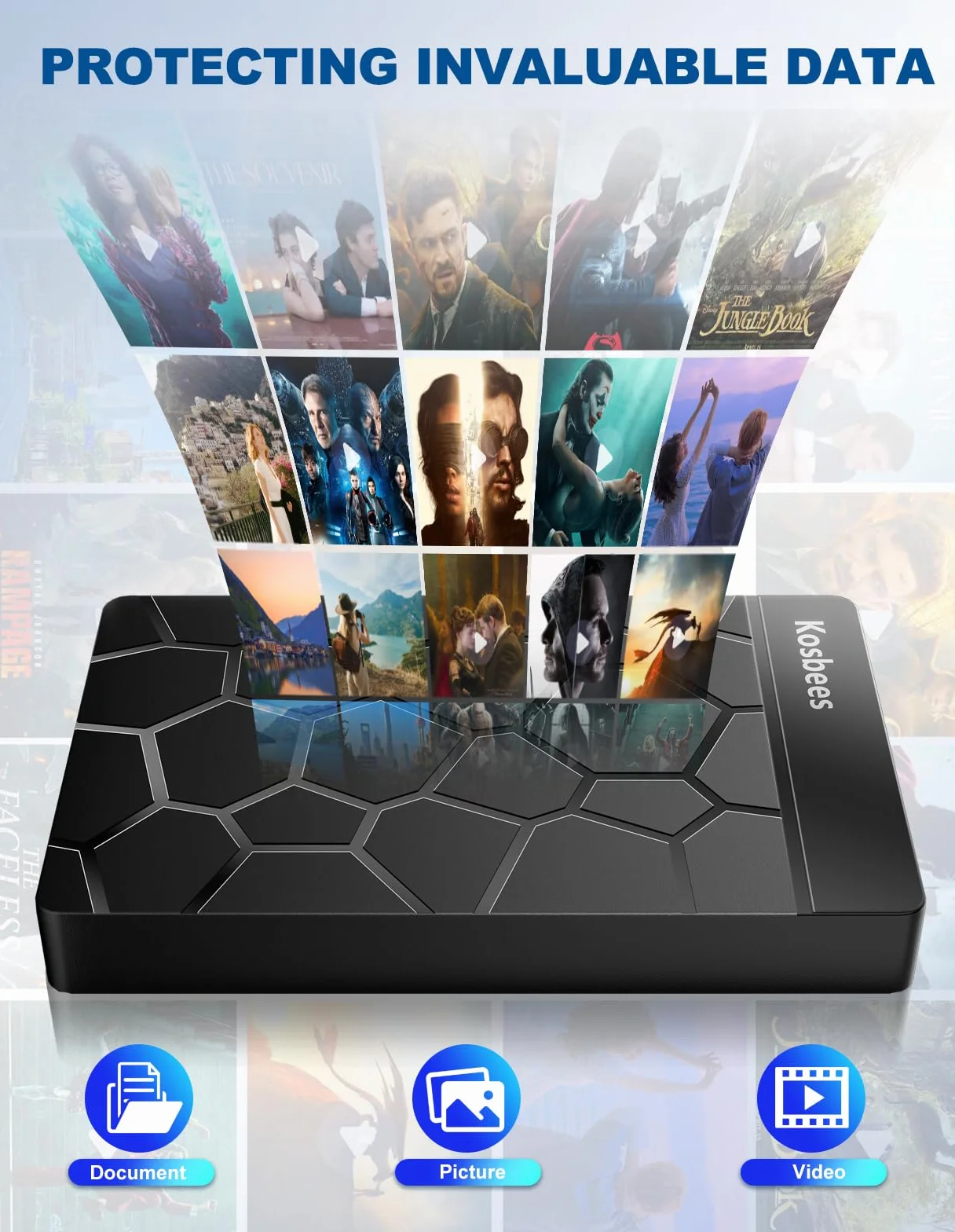 Zewnętrzne dyski twarde 500 GB, przenośny dysk twardy do systemu Windows, ultra cienki zewnętrzny dysk twardy kompatybilny z komputerami PC, Mac, laptopem, PS4, Xbox One, Xbox 360; gotowy do