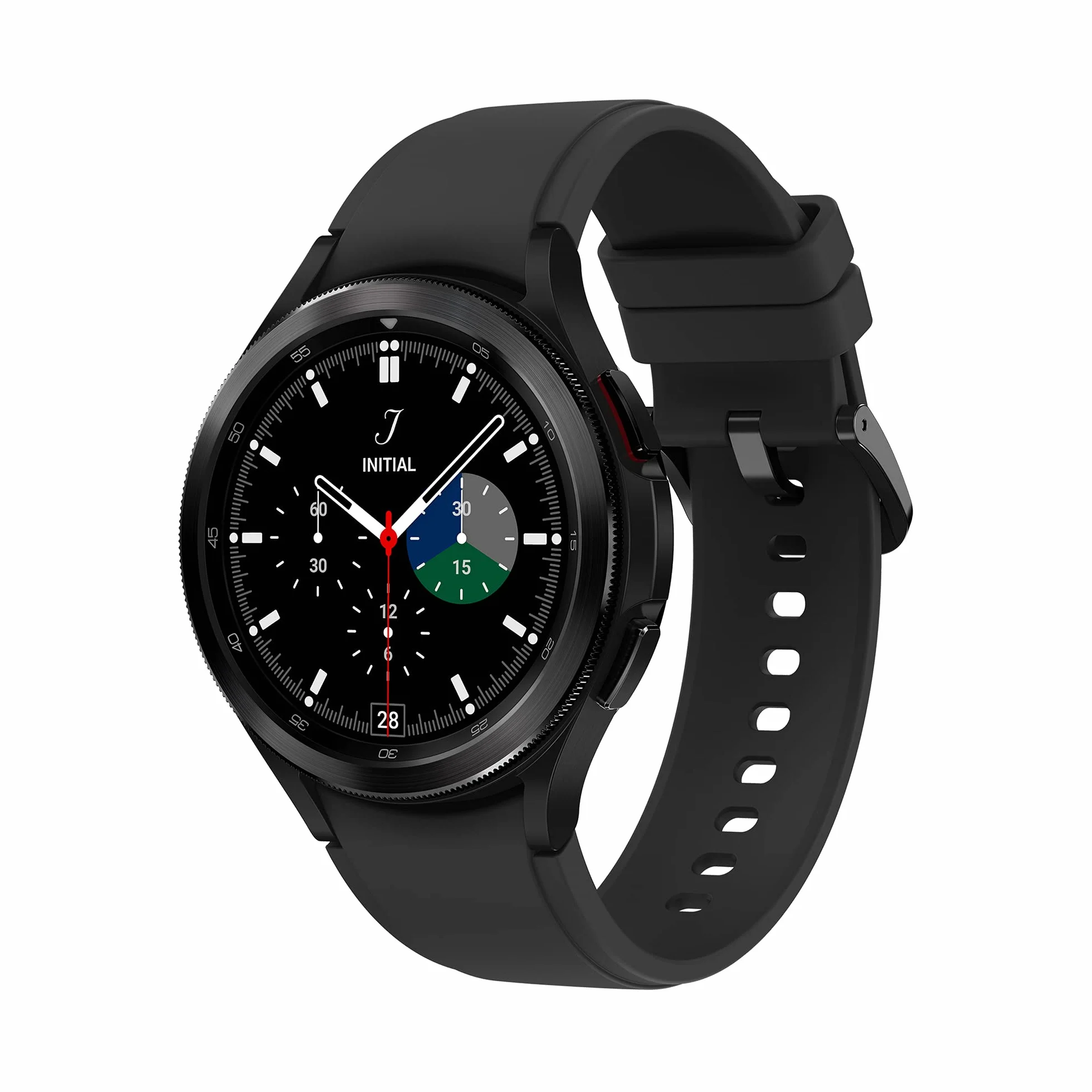 Samsung SM-R890NZKAITV Galaxy Watch4 Classic - 46mm - czarny - inteligentny zegarek z opaską sportową na grzbiecie - Flouroelastomer - czarny - wyświetlacz 3,46 cm (1,4")