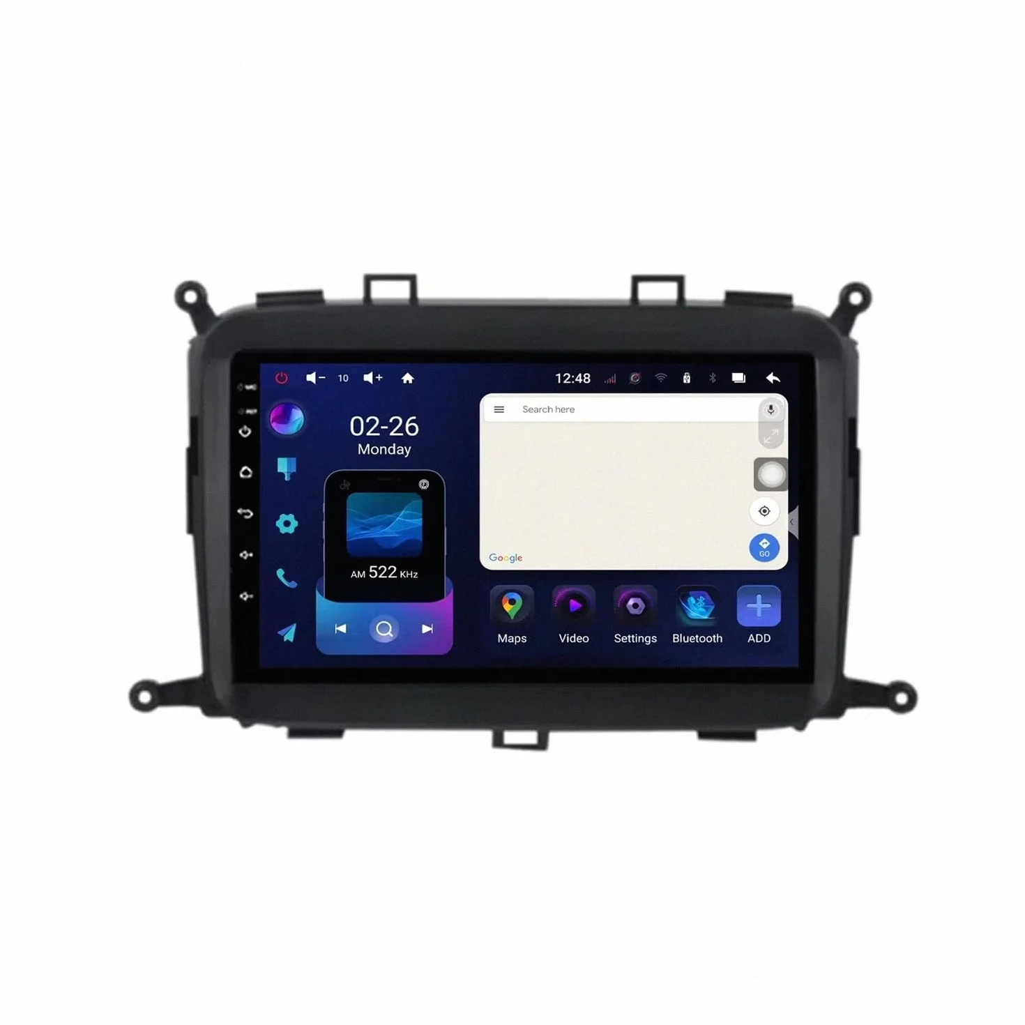 Odtwarzacz Multimedialny 2-Din dla Honda Jazz 1/Fit 1 2001-2009 Bezprzewodowe Carplay I Android Auto, Pojemnościowy Ekran Dotykowy, Nawigacja Gps Radio Fm Z, 4 Rdzeń 1G+16G