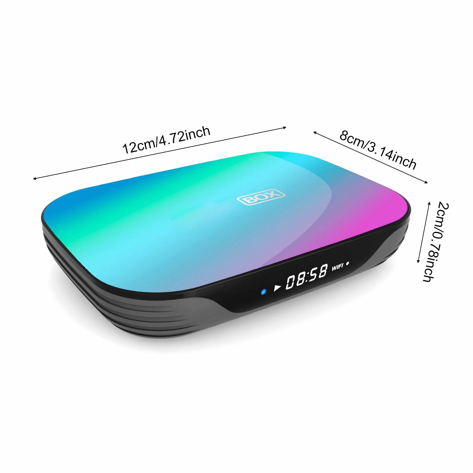 Dpofirs do Telewizora z Systemem Android, Inteligentnego Dekodera z Kablem HDMI do Kina Domowego, Pamięci DDR3 4 GB (4+32G Wtyczka amerykańska)