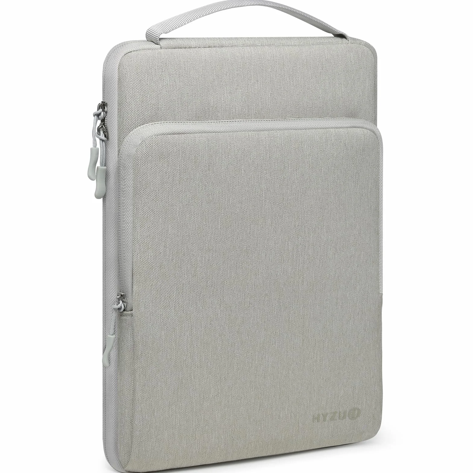 HYZUO 13 Cali Torba na Laptop do MacBook Air 13 M5 M4 M3 M2 M1 A3449 2026-2018, 13" MacBook Neo 2026, MacBook Pro 13 M2 M1, 13" iPad Pro/Air, Surface Pro, Etui dla Tabletu 12"-13", Jasnoszary