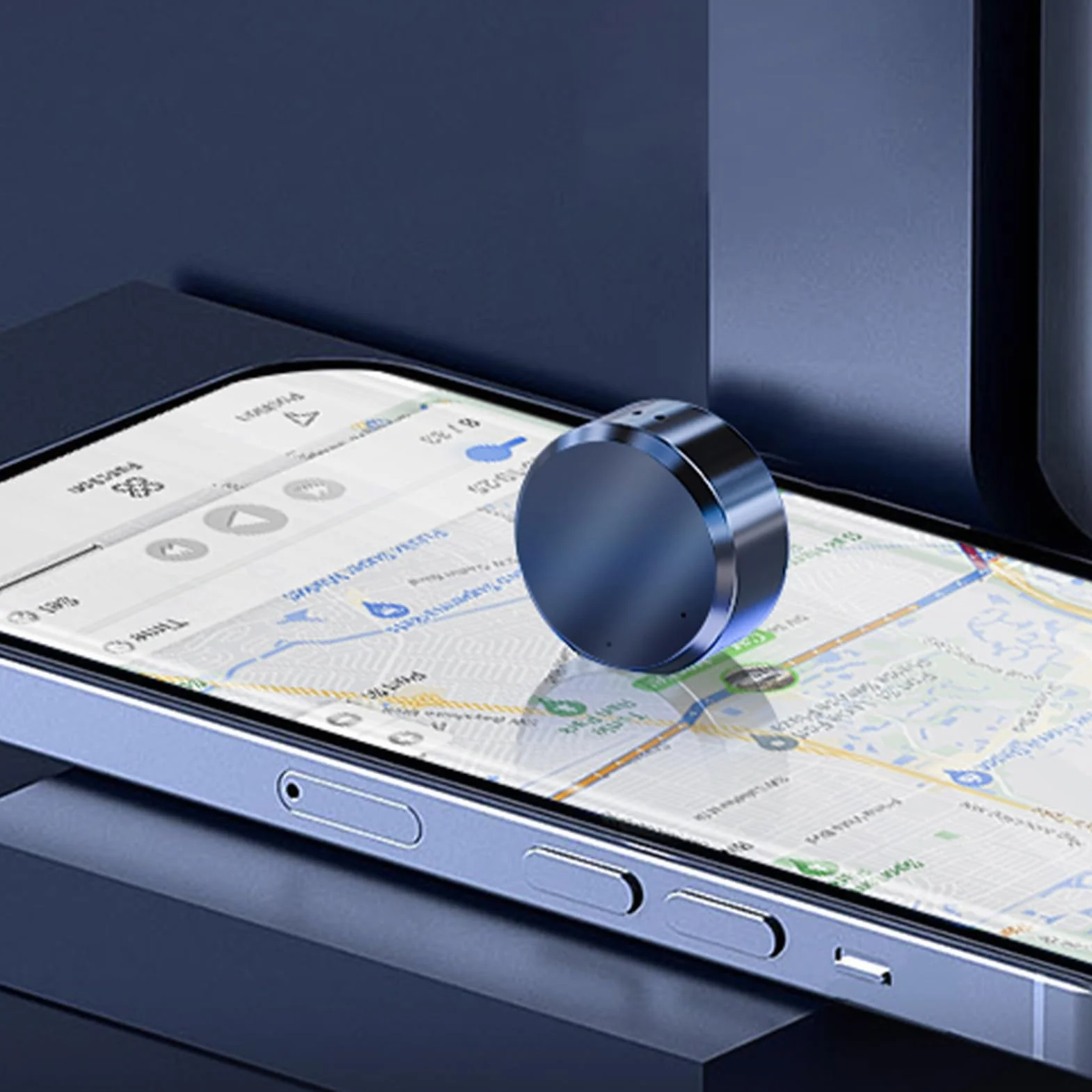 GPS Tracker Samochodowy - Magnetyczny Lokalizator 2G Samochodowy - Przenośne Urządzenie do Śledzenia GPS | dla Ciężarówek Sedanów Personelu Ochrony Firm Logistycznych
