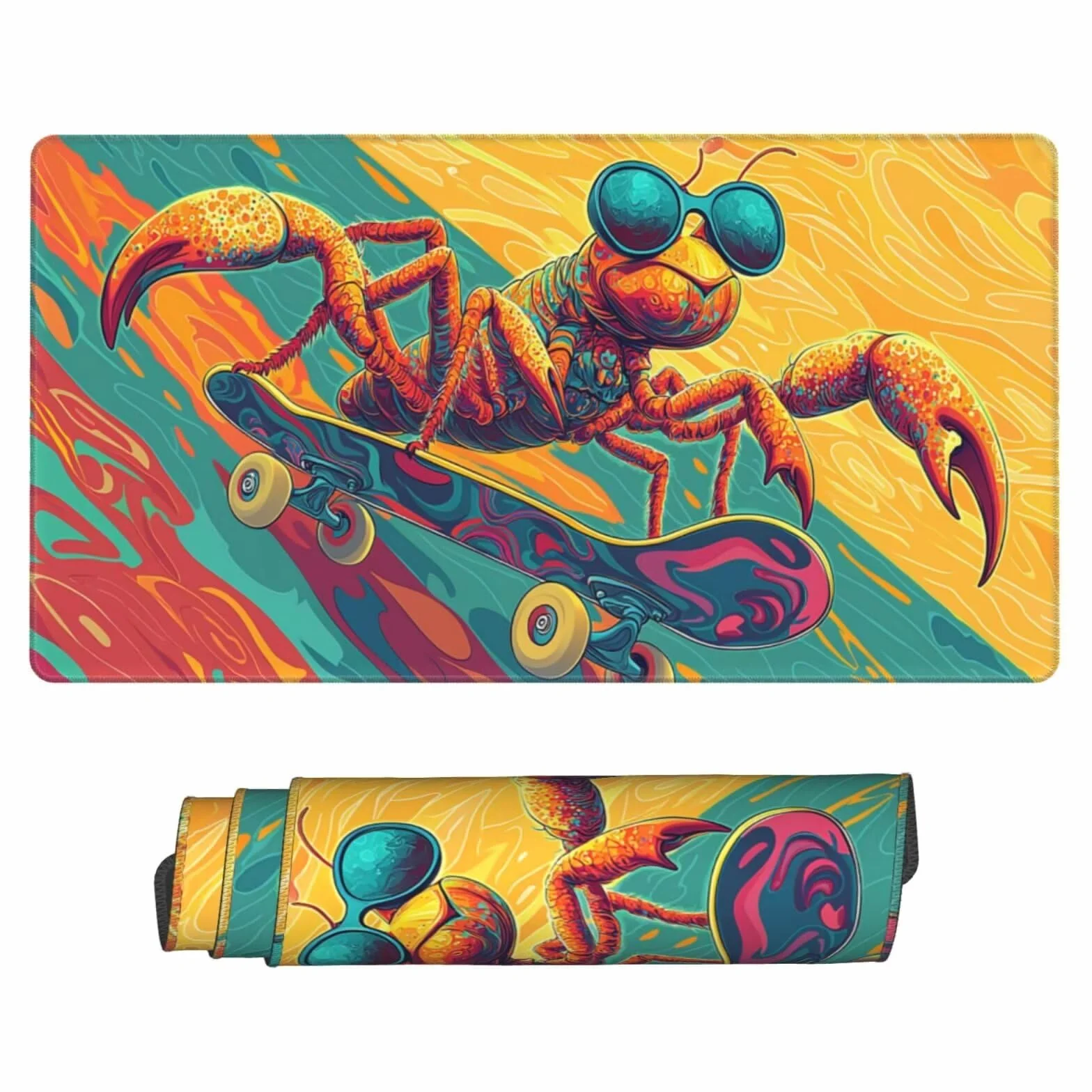 Gamingowa podkładka pod mysz, XXL, 1200 x 600 x 3 mm, podkładka pod mysz, akcesoria dla graczy, z antypoślizgową podkładką, wodoszczelna i trwała, do myszy i klawiatury, dekoracja domu, akcesoria dla