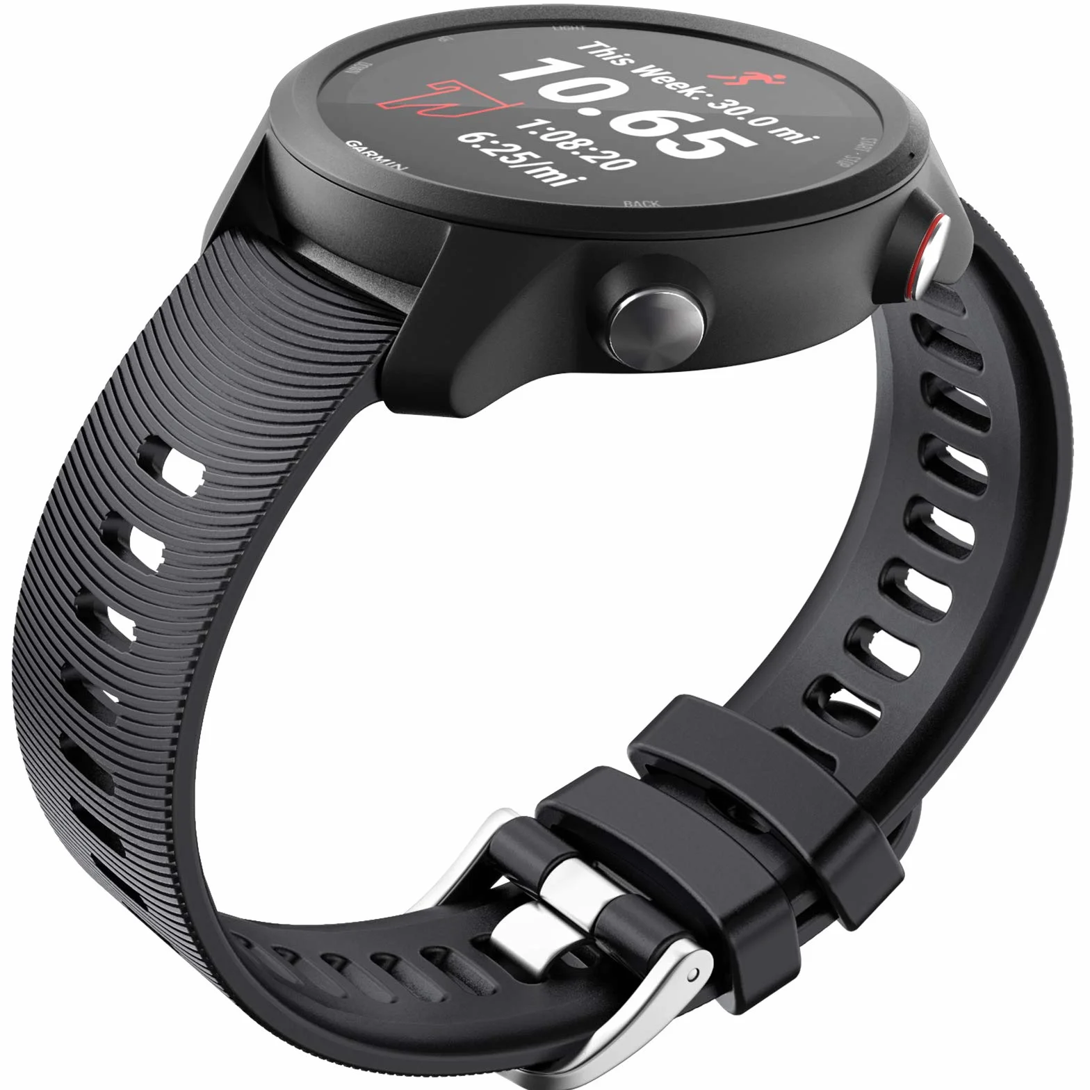 Pasek wymienny Garmin Forerunner 645 245 20 mm silikon czarny