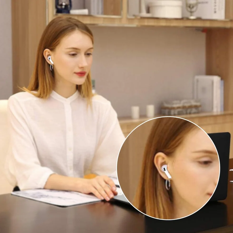 Końcówki douszne do Airpods 4, gumowe, 5 par