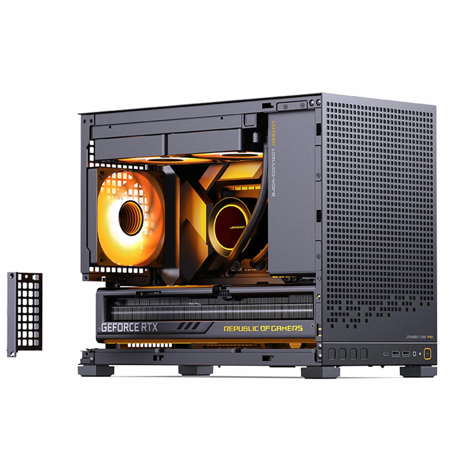 JONSBO D32 PRO Micro ATX PC Obudowa Wysoka kompatybilność Tryb A/B Obsługa MATX Back-Connect/BTF MB 365 mm GPU/240AIO/163 mm Chłodnica powietrza ATX/SFX-L/SFX PSU USB 3.2