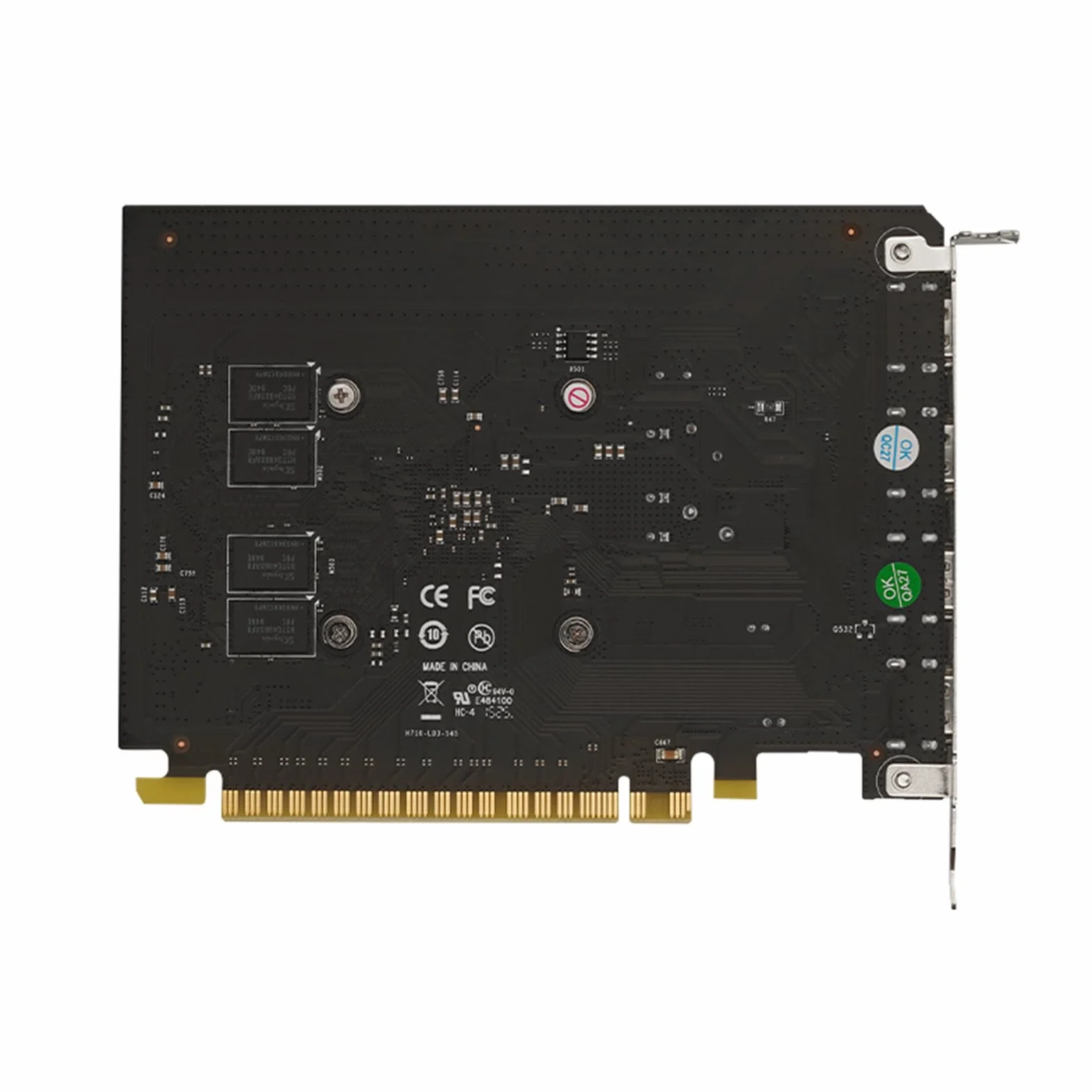 maxsun GeForce GT 730 4 GB karta graficzna wideo GPU do komputera PC ITX pojedyncze gniazdo PCI Express 4xHDMI, 4K Quad Monitor Multi Screen