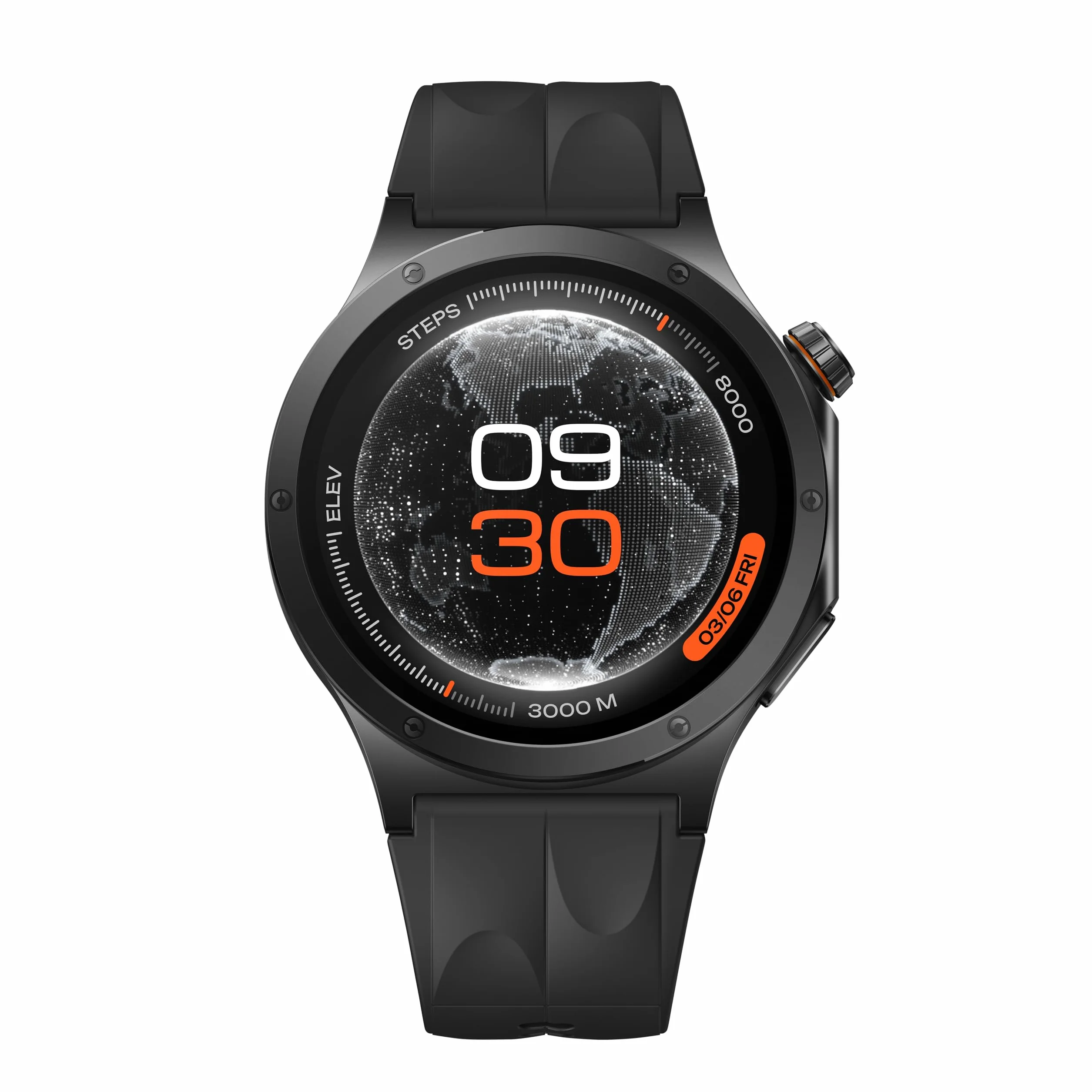 OPPO Watch X3 Smartwatch z Wear OS, wyświetlacz AMOLED, 3,8 cm (1,5"), bateria do 16 dni, EKG i zdrowie w 60 sekund, podwójny GPS, wodoszczelny IP69/5 ATM, tytan i szafirowe szkło, obsydian
