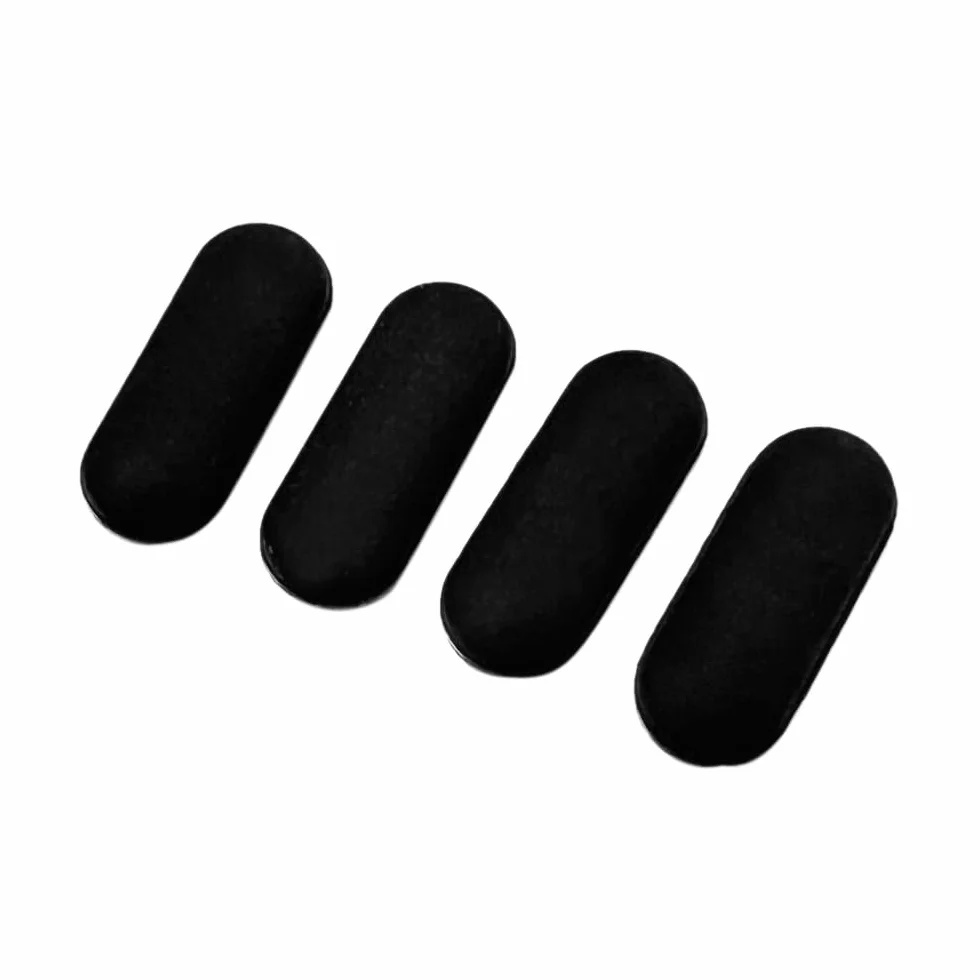 Gintai 4 PCS/1 Set Rubber Foot Strips Podkładki Gumowe Nóżka Nóżki Części zamienne dla Dell Latitude 5400 5480 5490 5495 5580 5590 Czarny