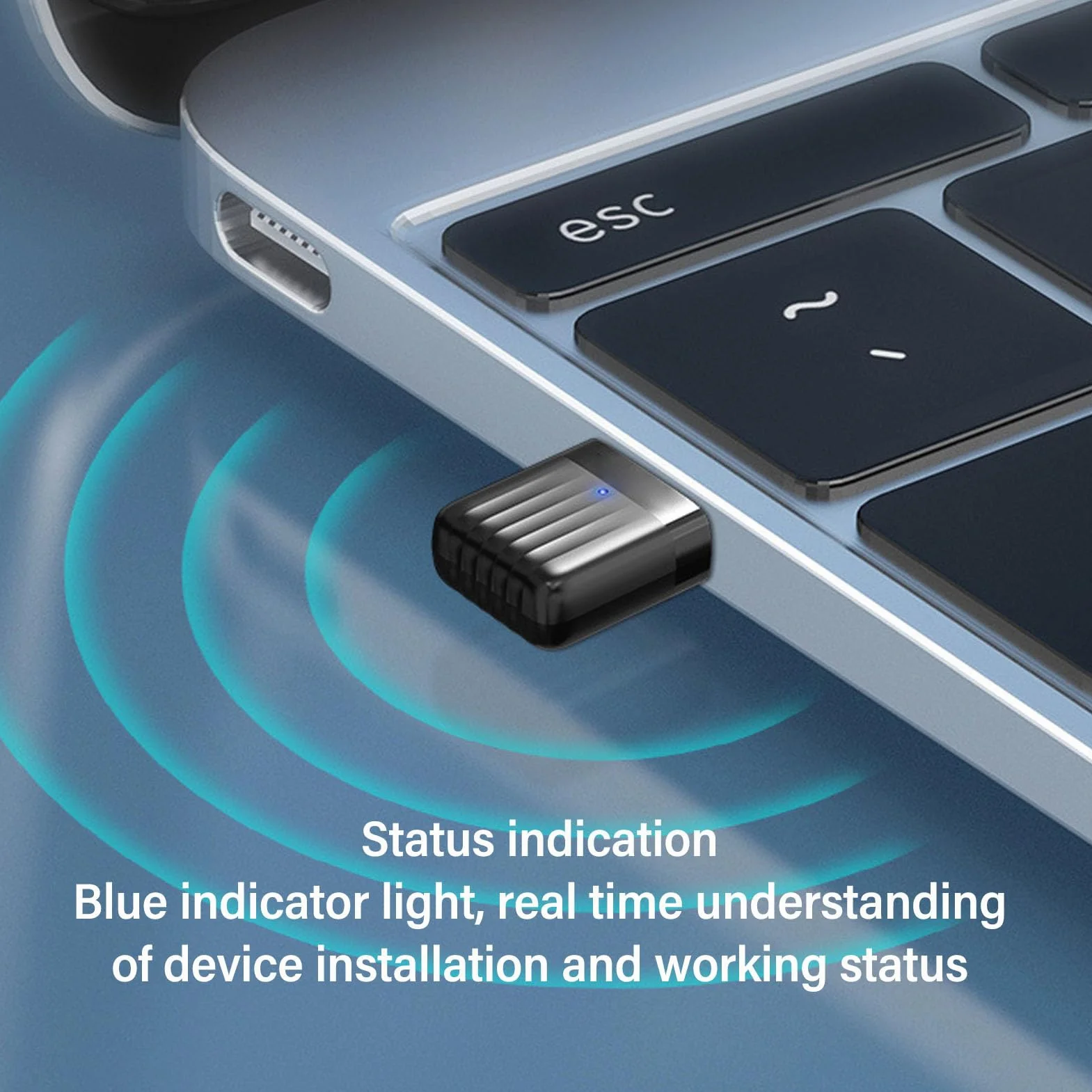 Karta Sieciowa USB WiFi Dwuzakresowa 2,4G/5,8G 650Mbps Odbiornik Nadajnik