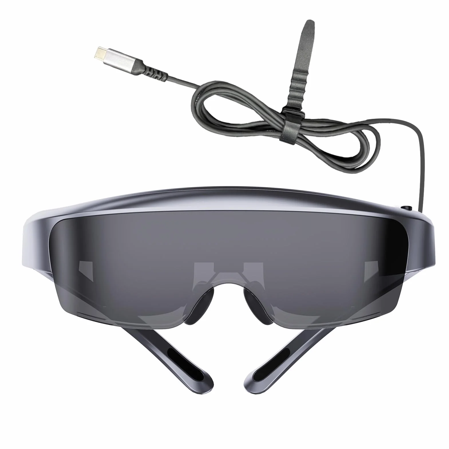 Inteligentne okulary AI Smart Glasses, ekran HD 400 cali regulacja krótkowzroczności 0 do 600° do smartfonów