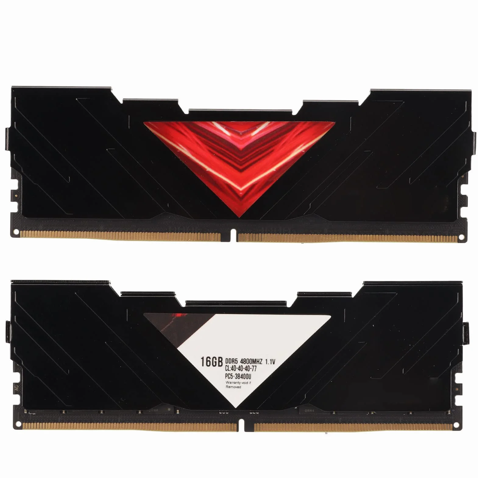 16 GB DDR5 RAM, wydajne rozpraszanie ciepła DDR5 4800 MHz RAM szybka reakcja dla PC (czarny)