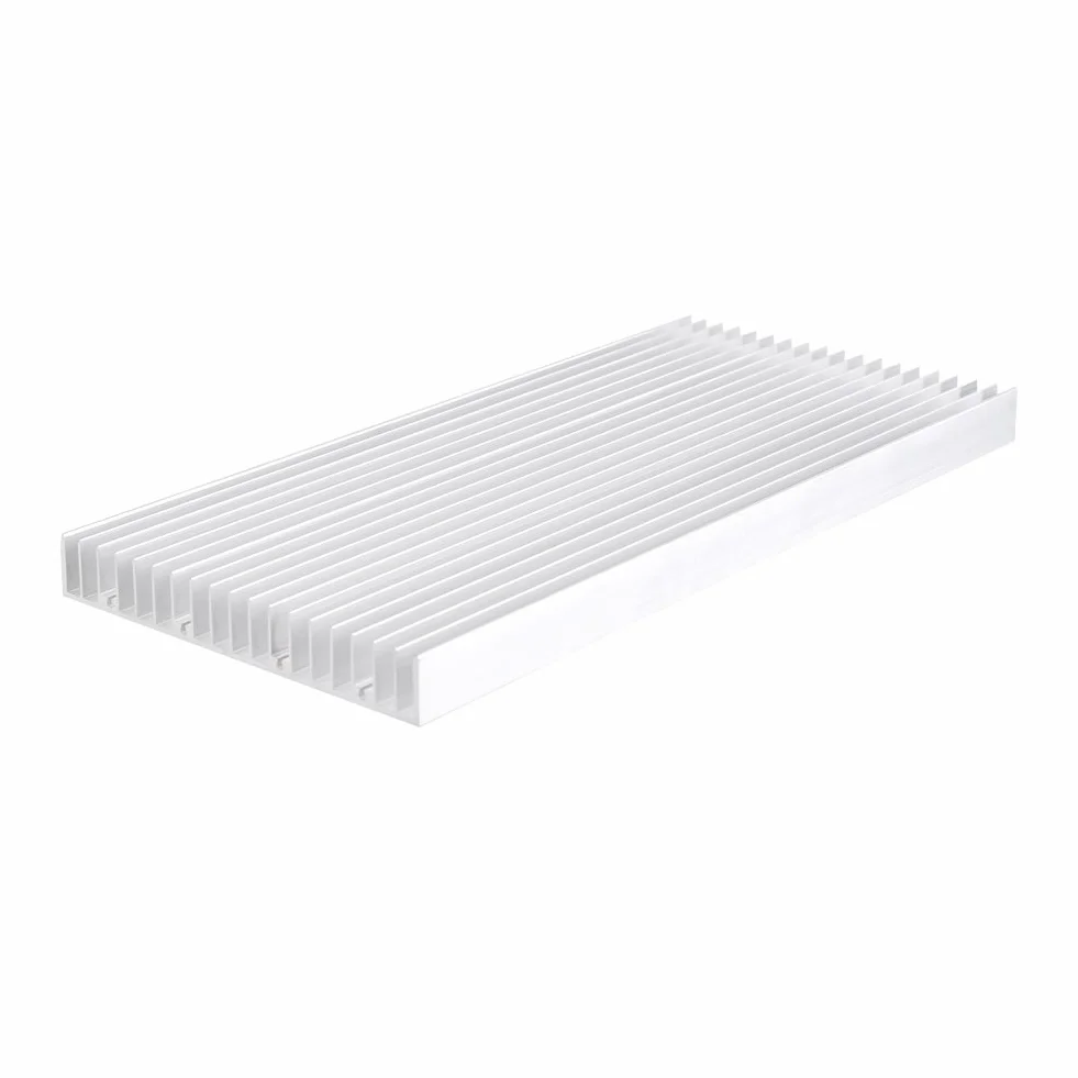 Aluminiowy radiator do lamp LED na 8 sztuk diod 3W lub 20 sztuk diod 1W, 300x140x20mm