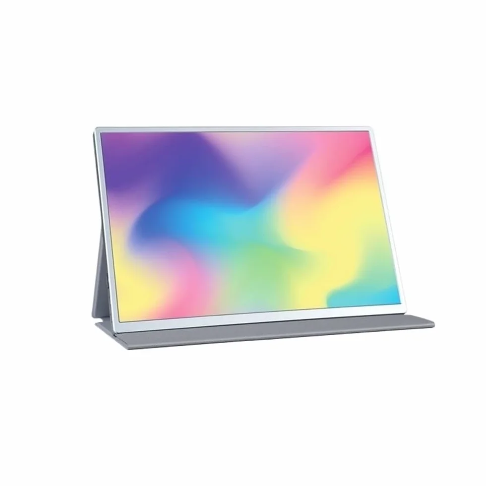 Przenośny monitor do laptopa 13,4-calowy 60 Hz 500 nitów 4K przenośny wyświetlacz do laptopów telefonów komórkowych konsol gier rozszerzony ekran Przenośny monitor do gier