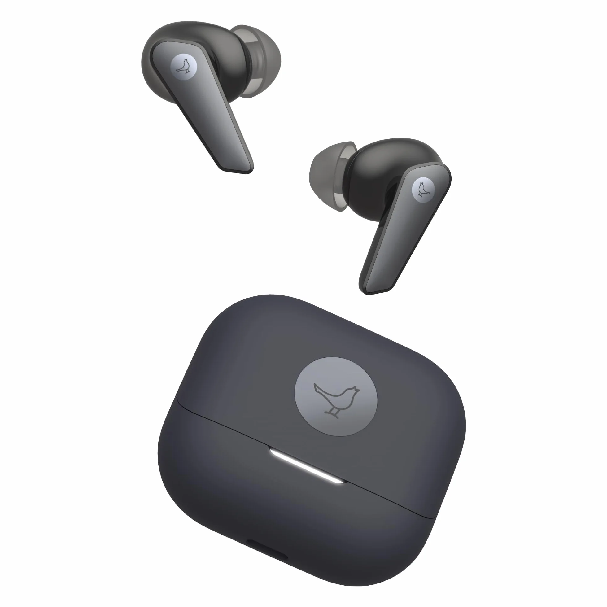 Libratone Air+ 3 True bezprzewodowe słuchawki douszne z aktywną redukcją szumów (dźwięk Hi-Fi, akumulator 24 h, ANC, redukcja szumów, IP54, Bluetooth 5.2) (czarne)
