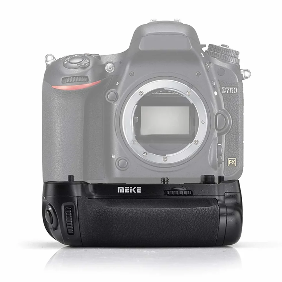 Meike Bezprzewodowy pilot zdalnego sterowania 2,4 G uchwyt na baterię do Nikon SLR D750 zamiennik dla Nikon MB-D16 kompatybilny z baterią EN-EL15