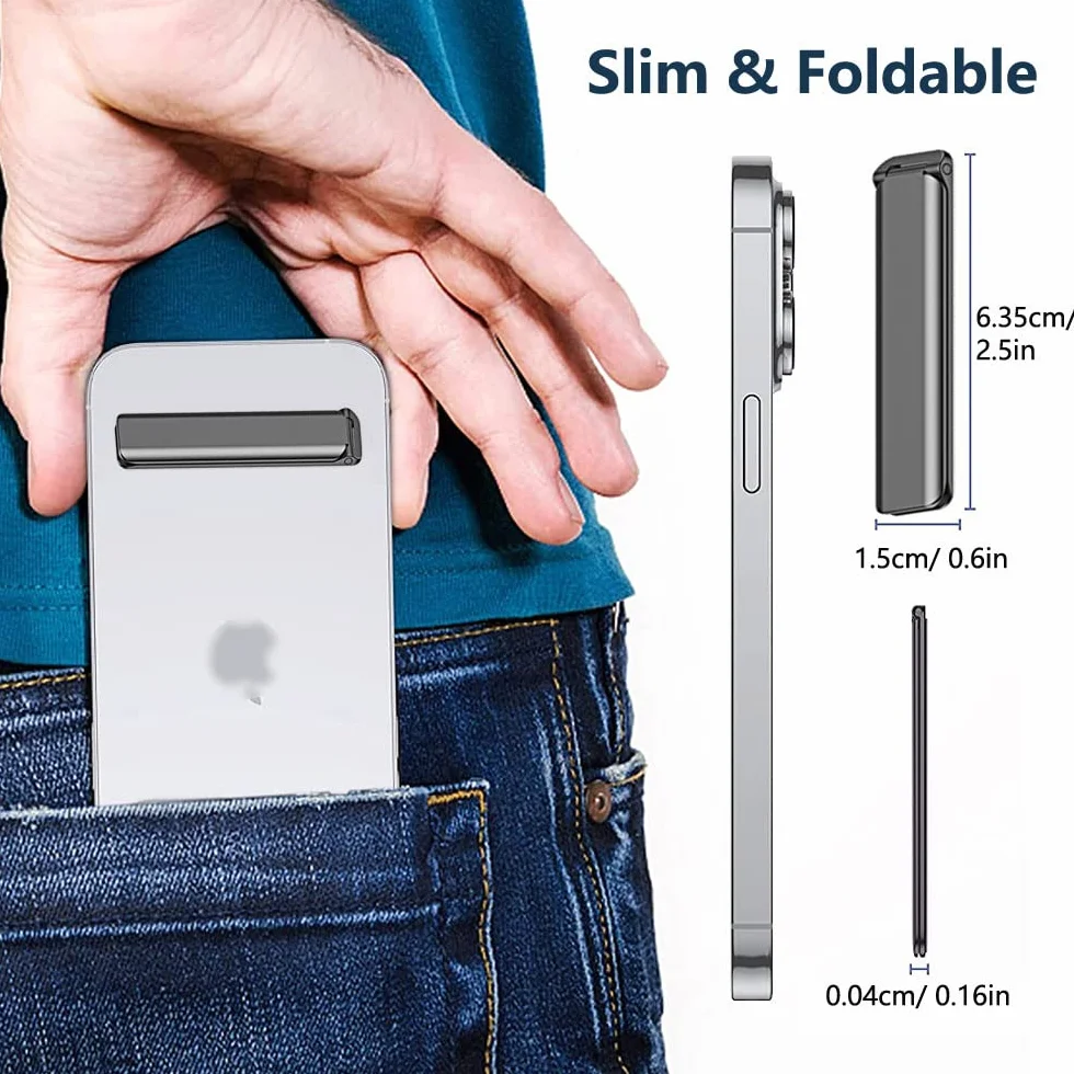 Kinizuxi Podpórka na telefon komórkowy, 2 szt., pionowy i poziomy aluminiowy stojak na telefon na biurko, regulowany stojak na telefon kompatybilny z iPhonem, Samsungiem, iPadem, tabletami i innymi,