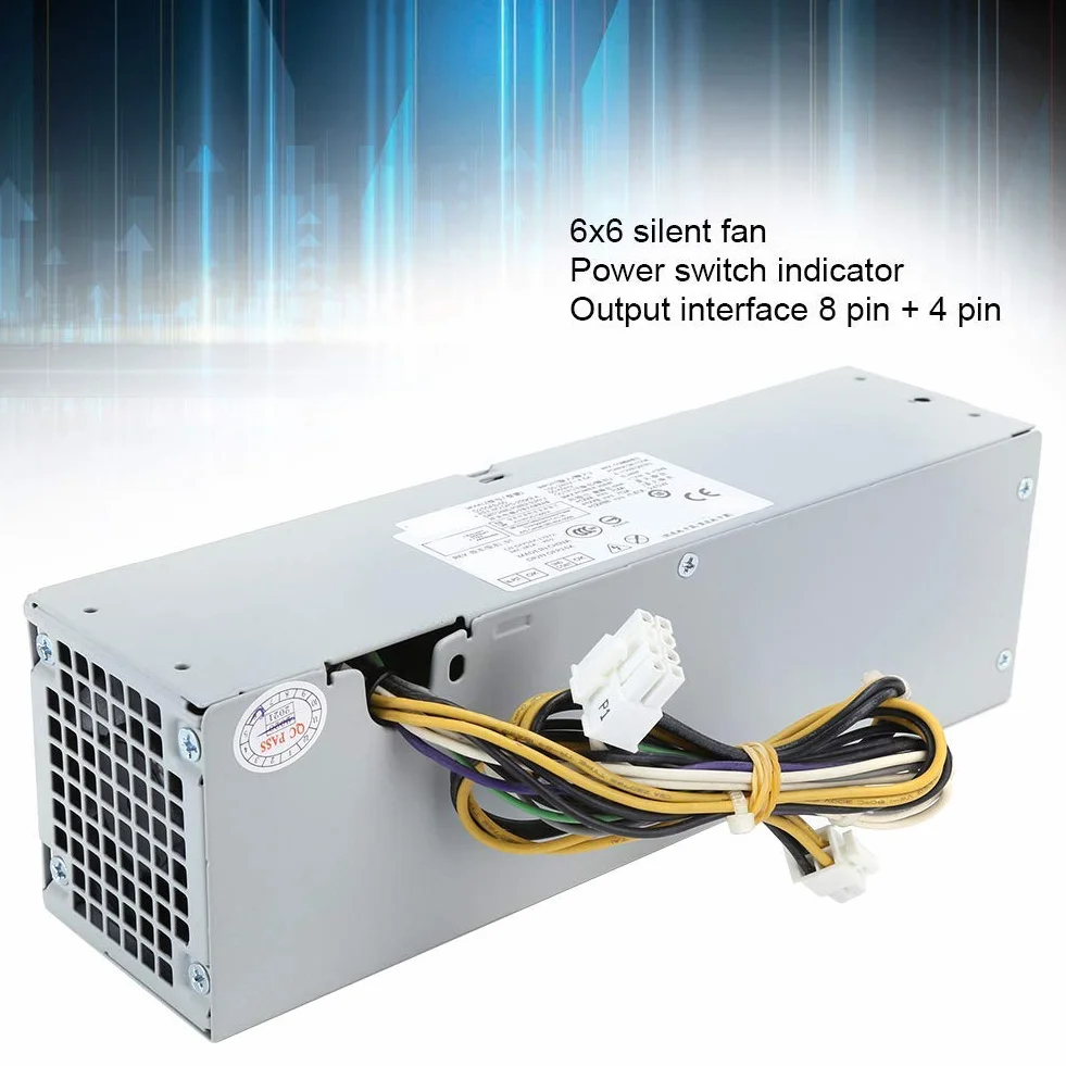 Zasilacz do OptiPlex 3020 7020 9020SFF, pudełko na papier typu kraft Desktop akcesoria komputerowe H255AS-00, L255AS-00, AC255ES-00, D255AS-00, HU255ES-01 100-240V