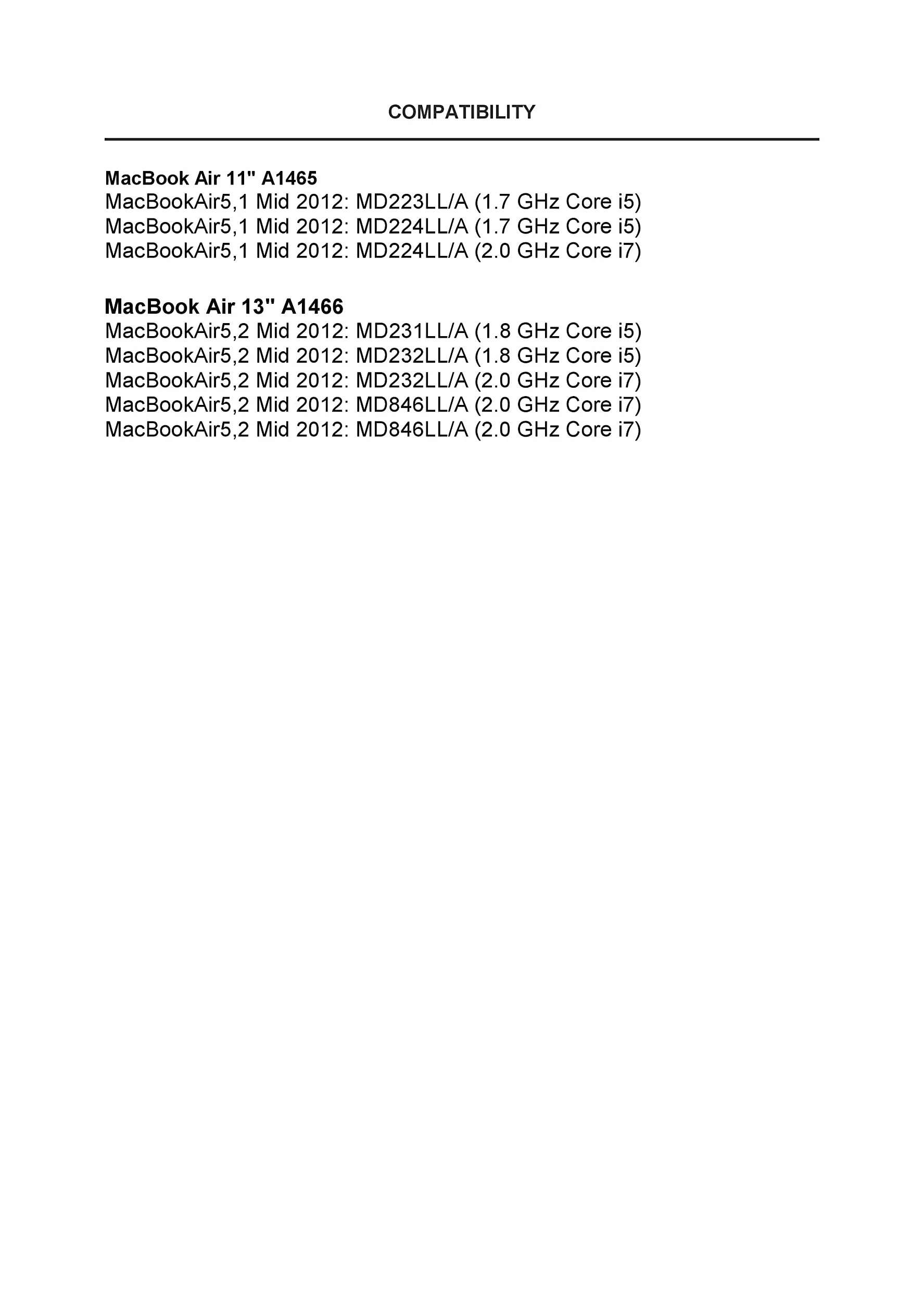 Dysk SSD M.2 NGFF SATA 3 128 GB do MACBOOK AIR (MID 2012)